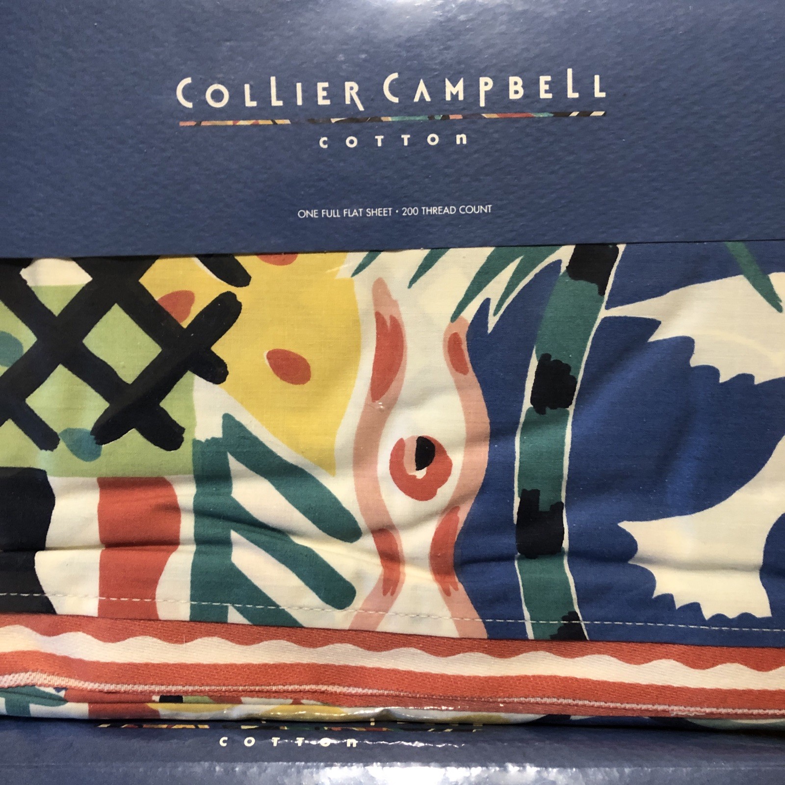 Vintage Collier Campbell Cote D’ Azur Quilted King Pillow Sham Set NEW UTICA