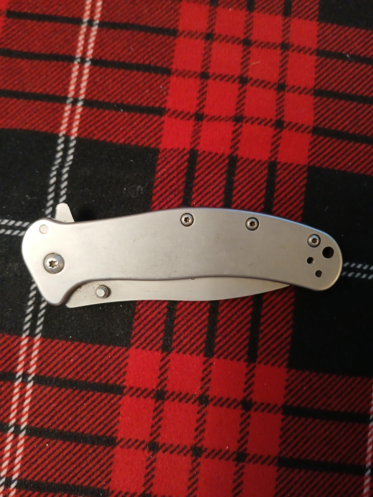 Kershaw 1730SS Stainless Steel Zing Pocketknife – Silver