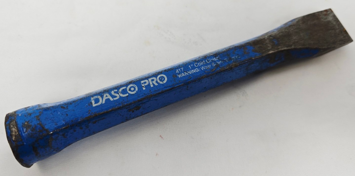 Dasco Pro 417-0 1 in. Tip High Carbon Steel Cold Chisel 7-7/8 L in.