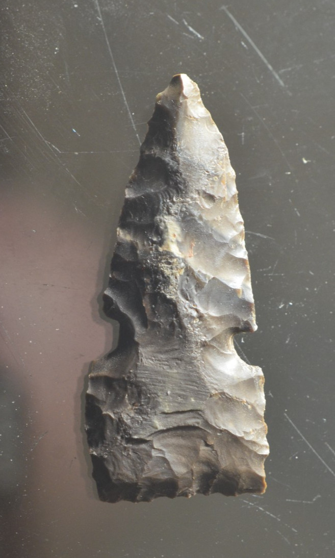 Authentic Modern Reproduction of Pre 1600 Colorado Flint Arrowhead Made in USA