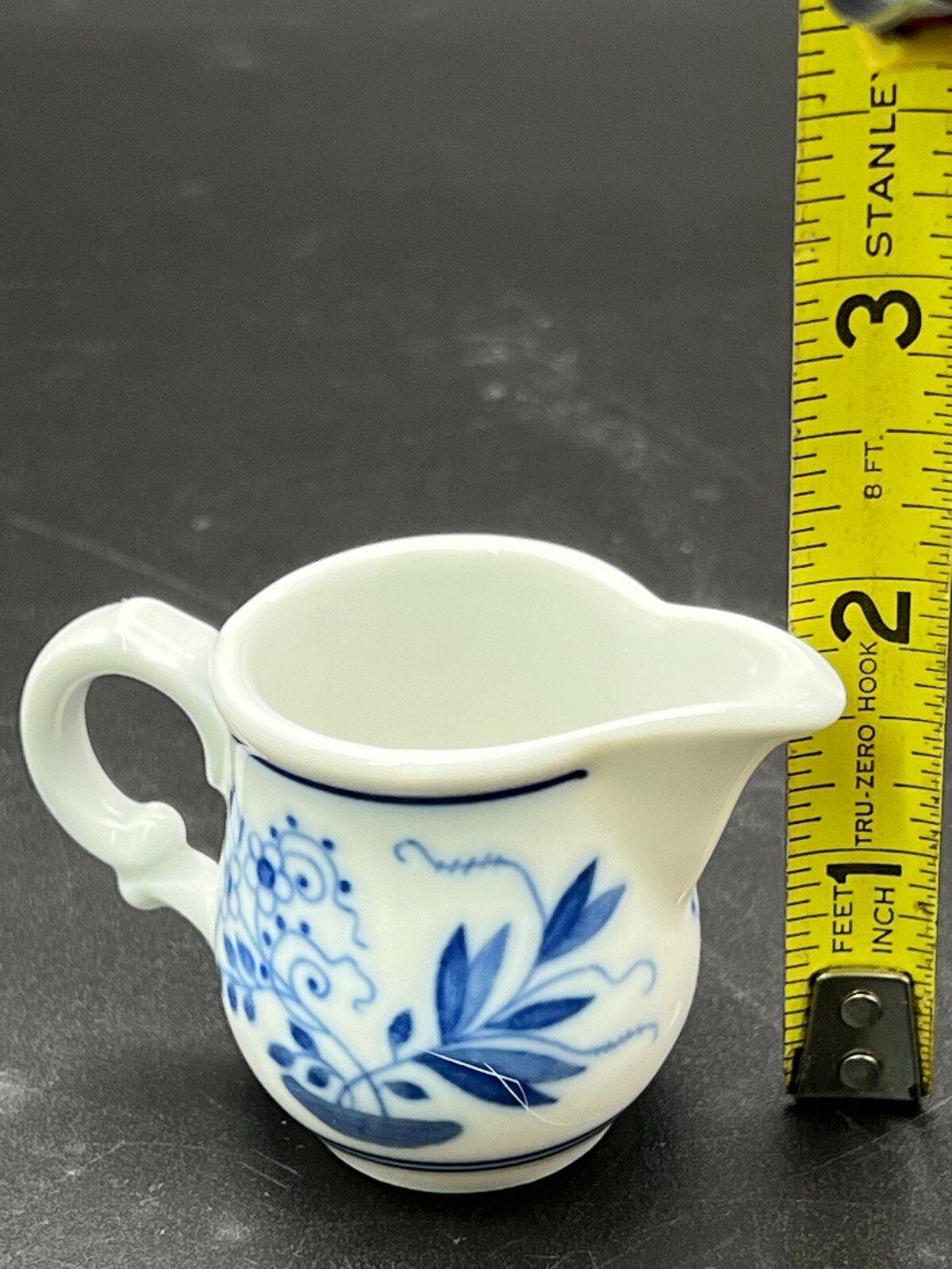 Blue Danube Hutschenreuther Germany mini Milk Cream Pitcher 1 1/4″
