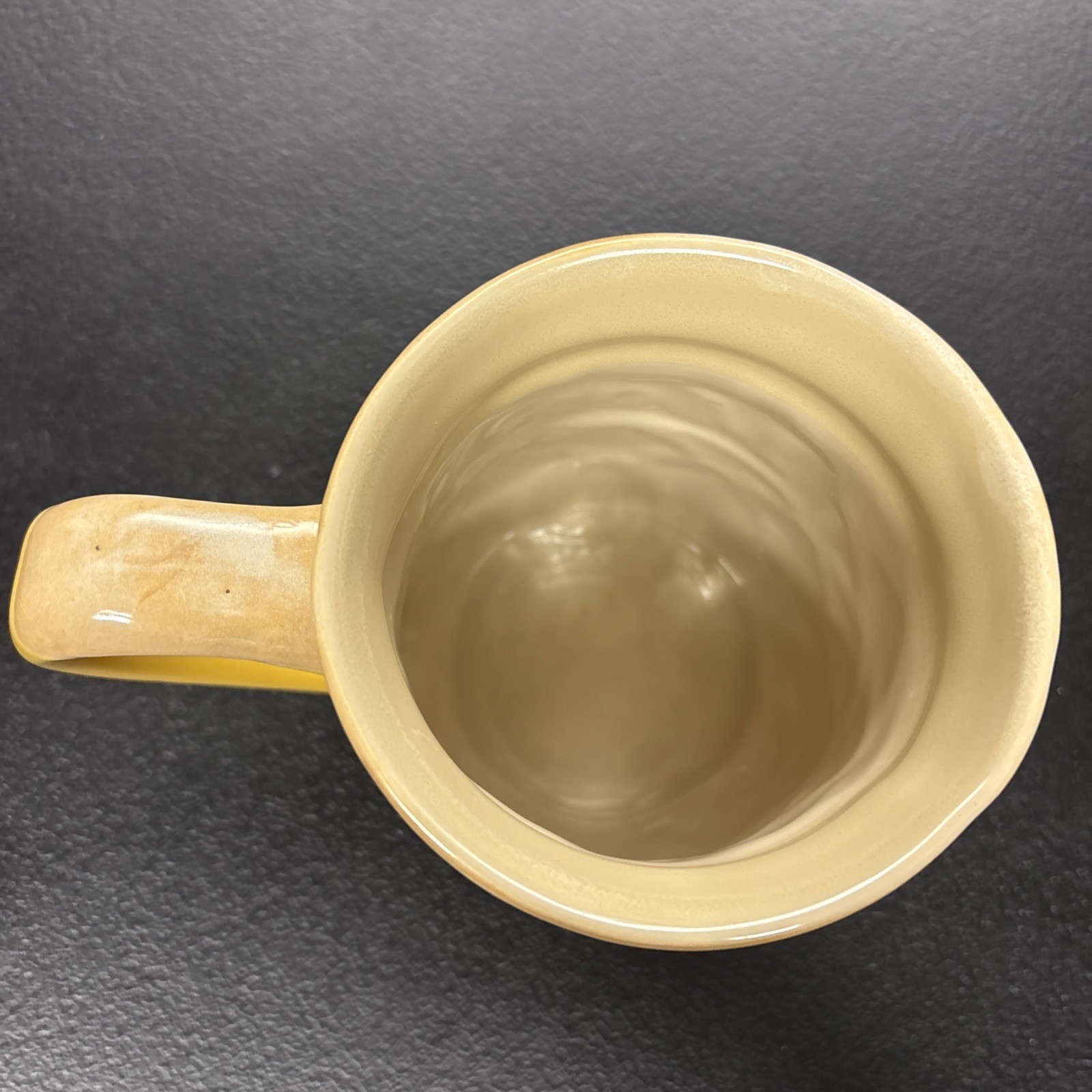 Cracker Barrel Mom Embossed Coffee Mug Cup Yellow, Large Mug 16oz