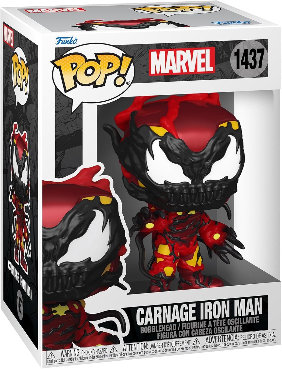 Pop Marvel 3.75″ Action Figure – Carnageized Iron Man #1437