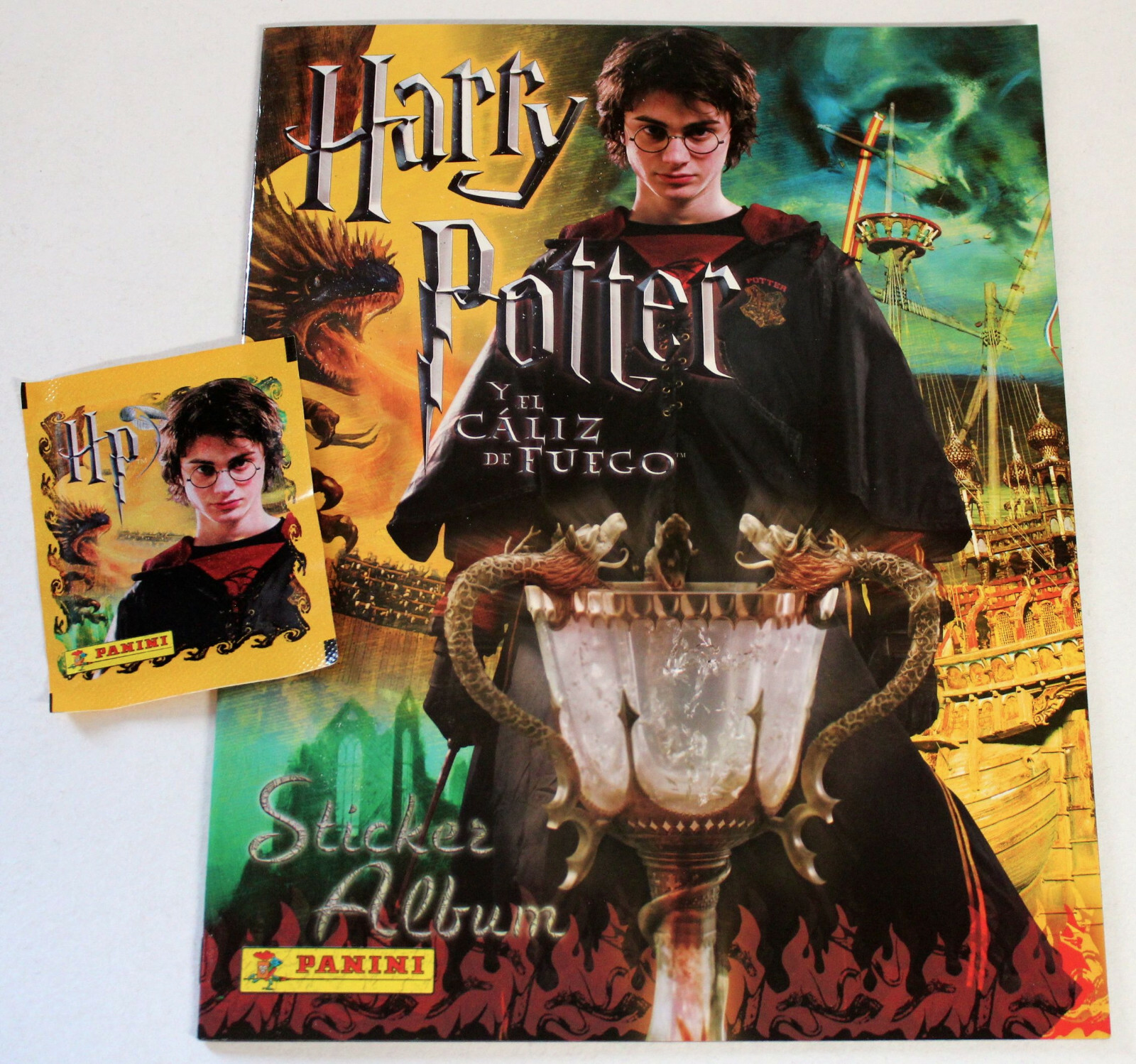 Panini HARRY POTTER and the GOBLET OF FIRE GOBLET OF FIRE 2005 EMPTY ALBUM Spanish