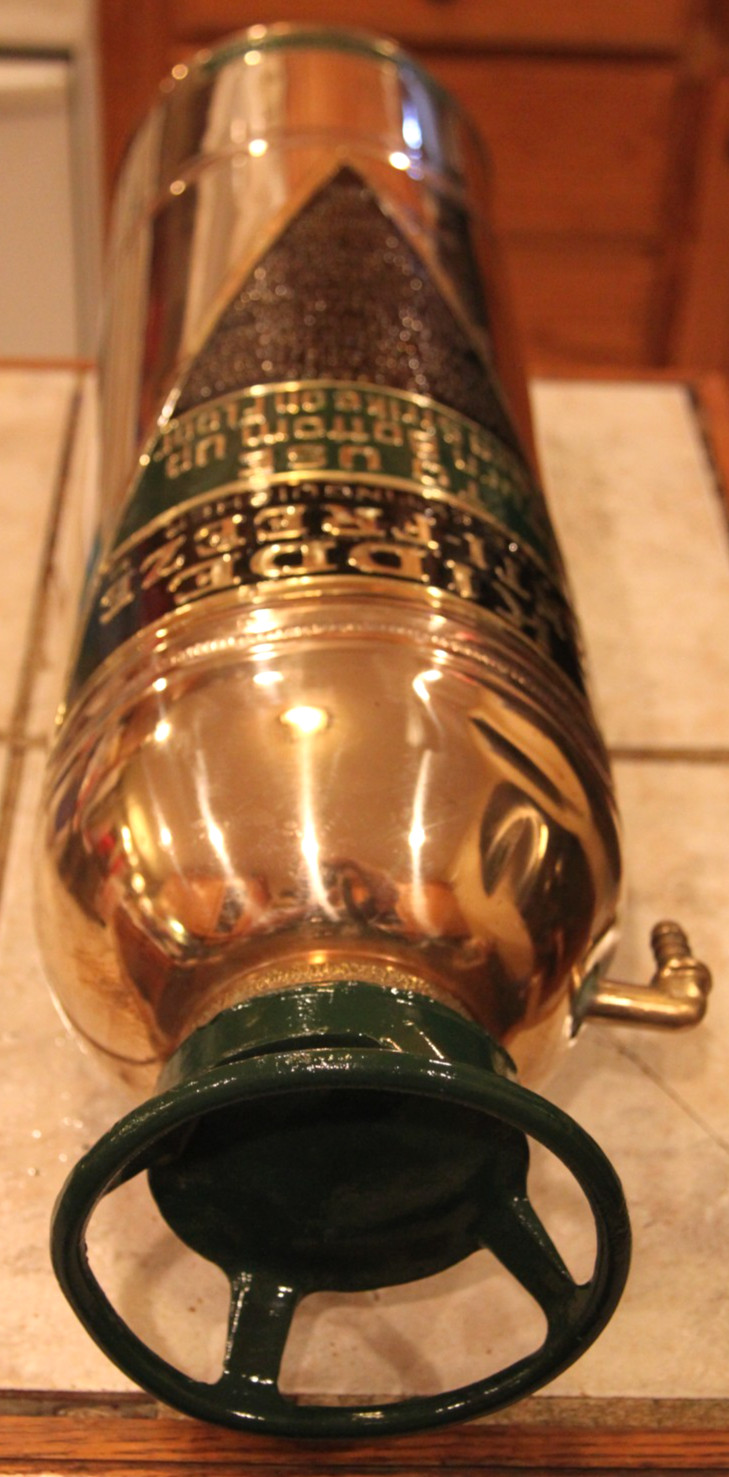 Vintage Antique “KIDDE ANTI-FREEZE” Brass Copper Extinguisher-Polished Restored