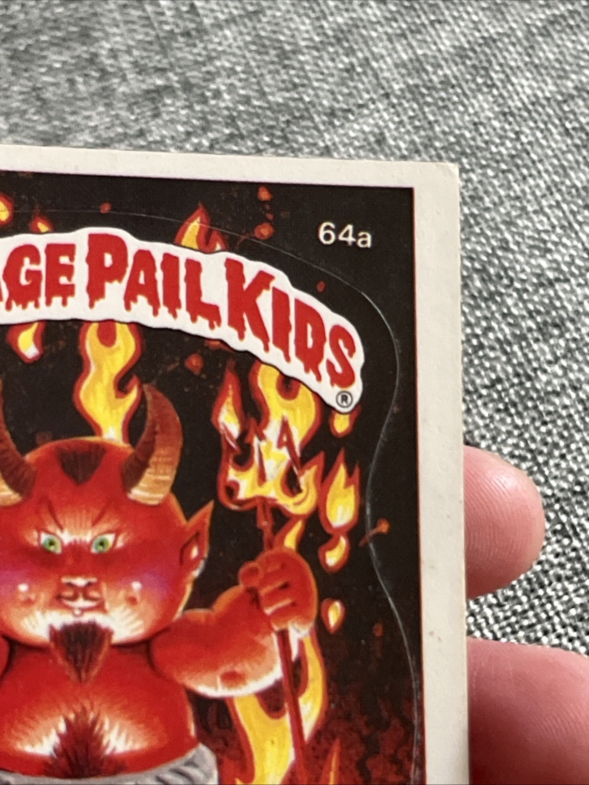 1985 Topps Garbage Pail Kids GPK Series 2 OS2 64a Hot Scott Glossy One Star
