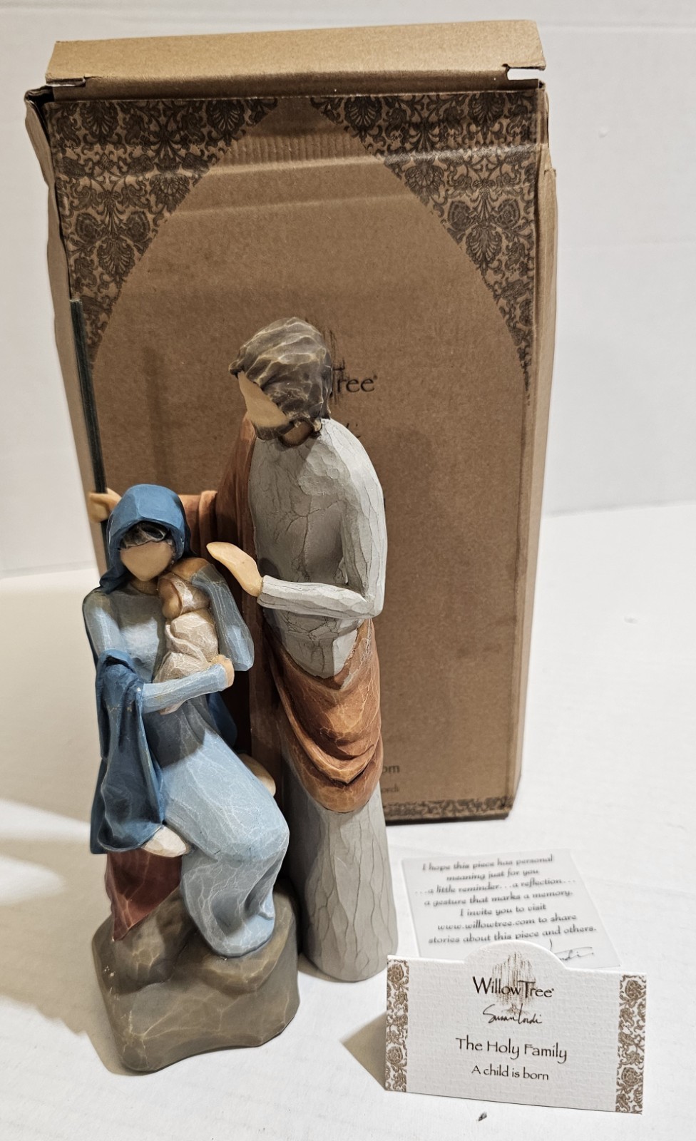 Willow Tree THE HOLY FAMILY A Child Is Born 2010 Susan Lordi Demdaco 26290