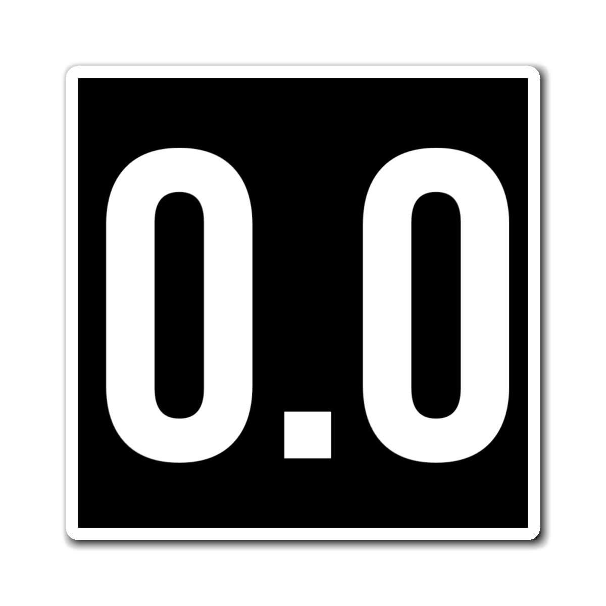 0.0 Funny Marathon Magnet I Do Not Run Magnet Bumper Sticker