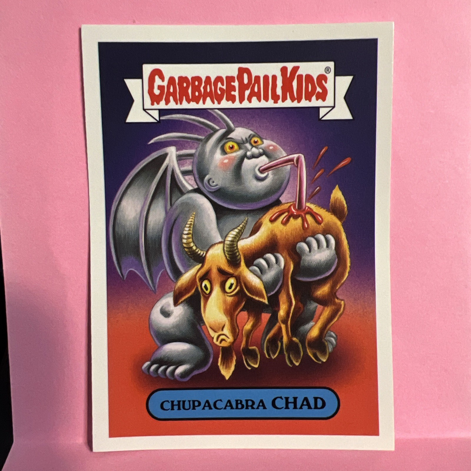CHUPACABRA CHAD 2a Garbage Pail Kids Horror-ible 2018 Topps GPK