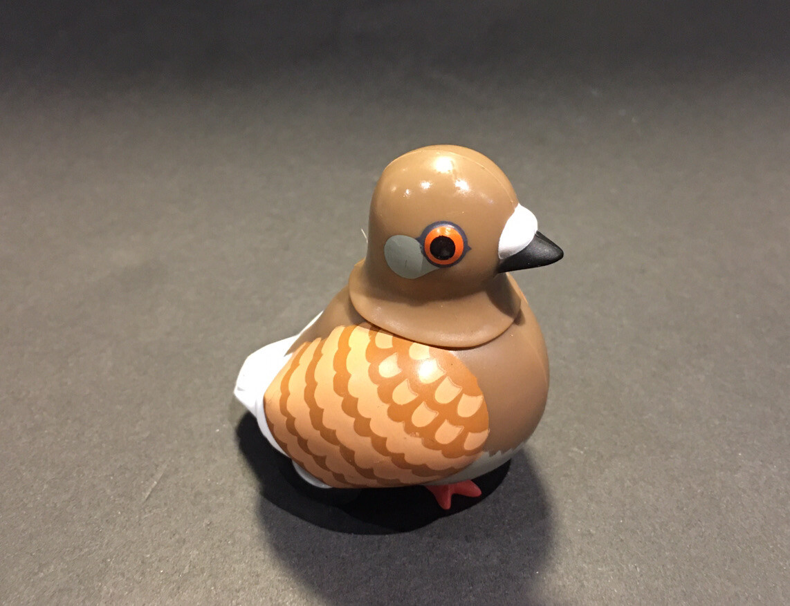 Kaiyodo Kitan Club Japan Exclusive Pigeon Bird Pull-back Car Racer Figure C