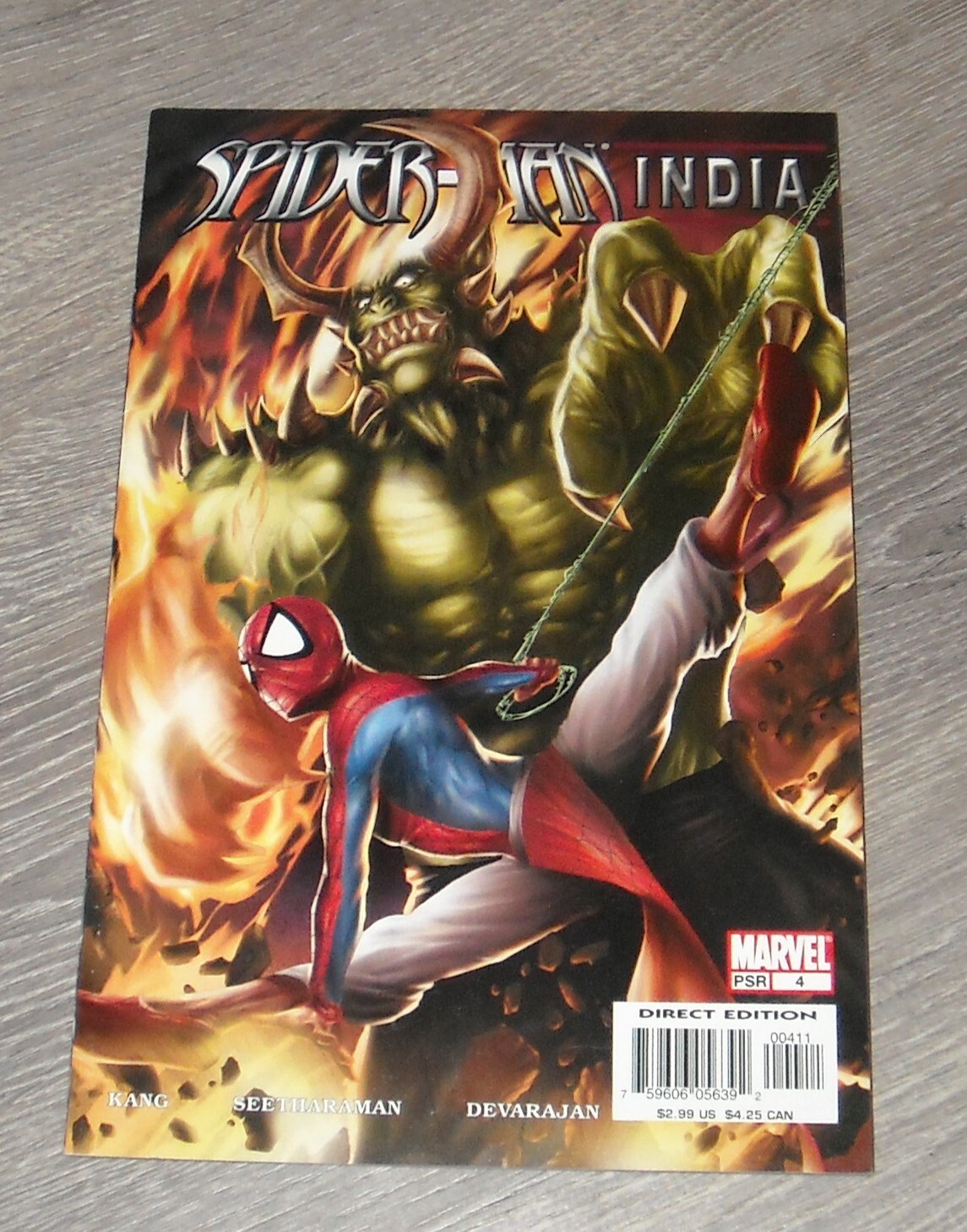 SPIDER-MAN INDIA # 4 MARVEL COMICS April 2005 PAVITR PRABHAKAR early Appearance