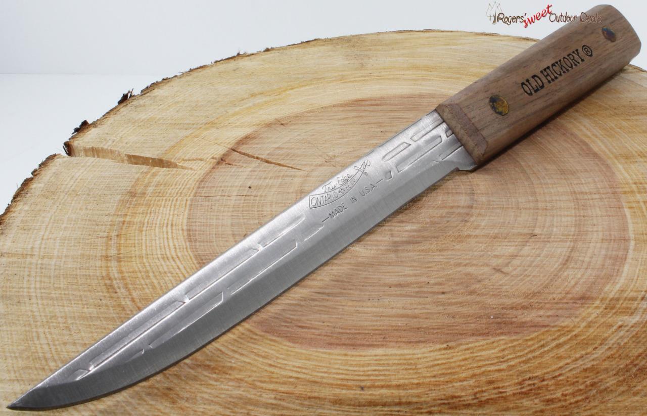OKC Ontario USA Old Hickory 6 1095 Carbon Steel Full Tang Hunting Boning Knife