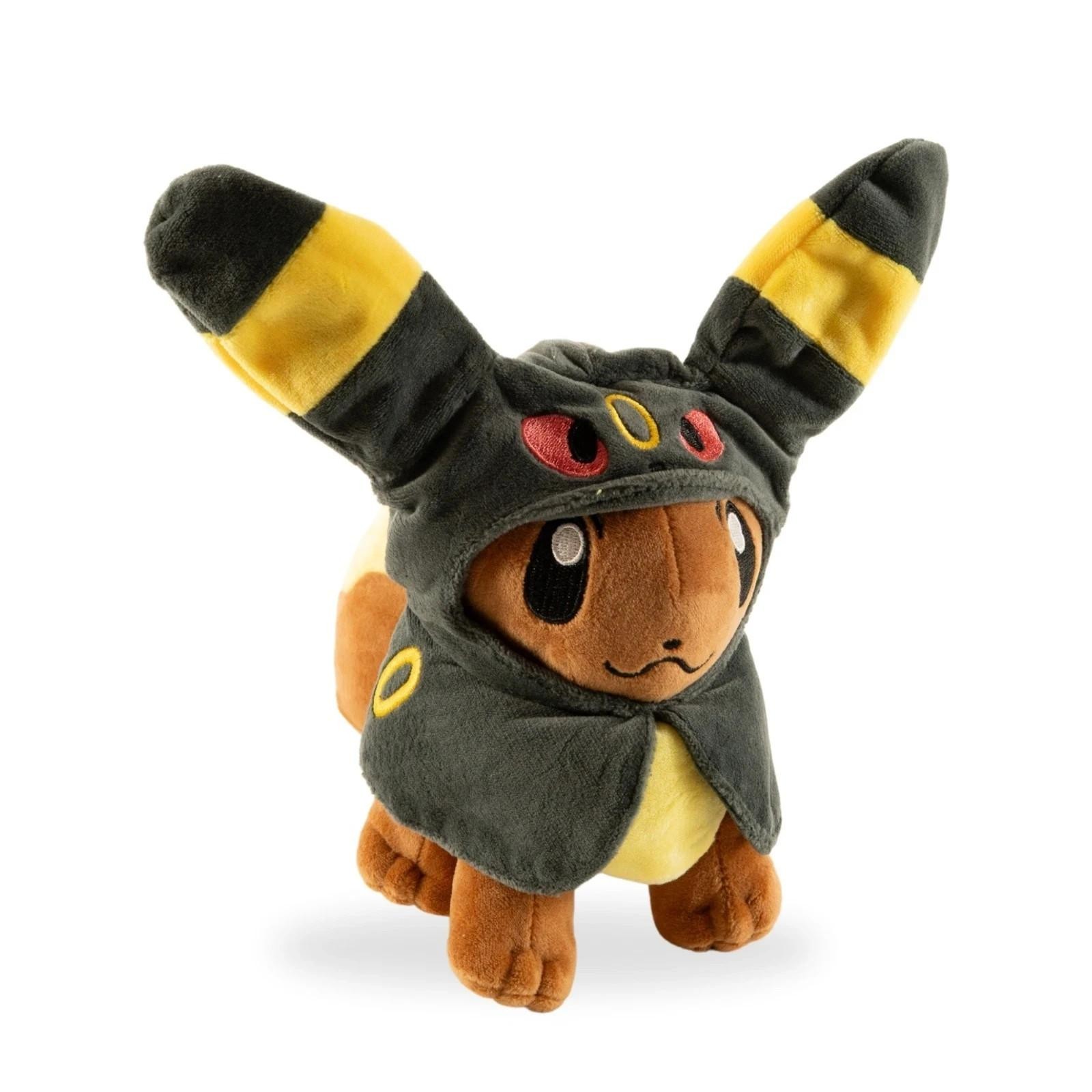 Pokemon Eevee Cosplay Poncho Plush Bundle 8pcs Eeveelution Plush Toys Set