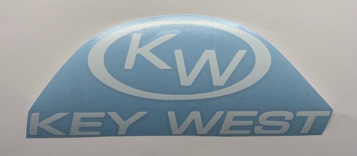 Key West Boats Logo #1 Die Cut Vinyl Decal High Quality Outdoor Sticker Car Boat