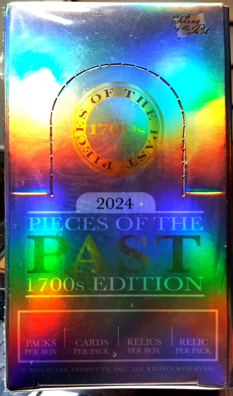2024 PIECES of the PAST 1700’S EDITION RAINBOW HOLO FACTORY SEALED BOX
