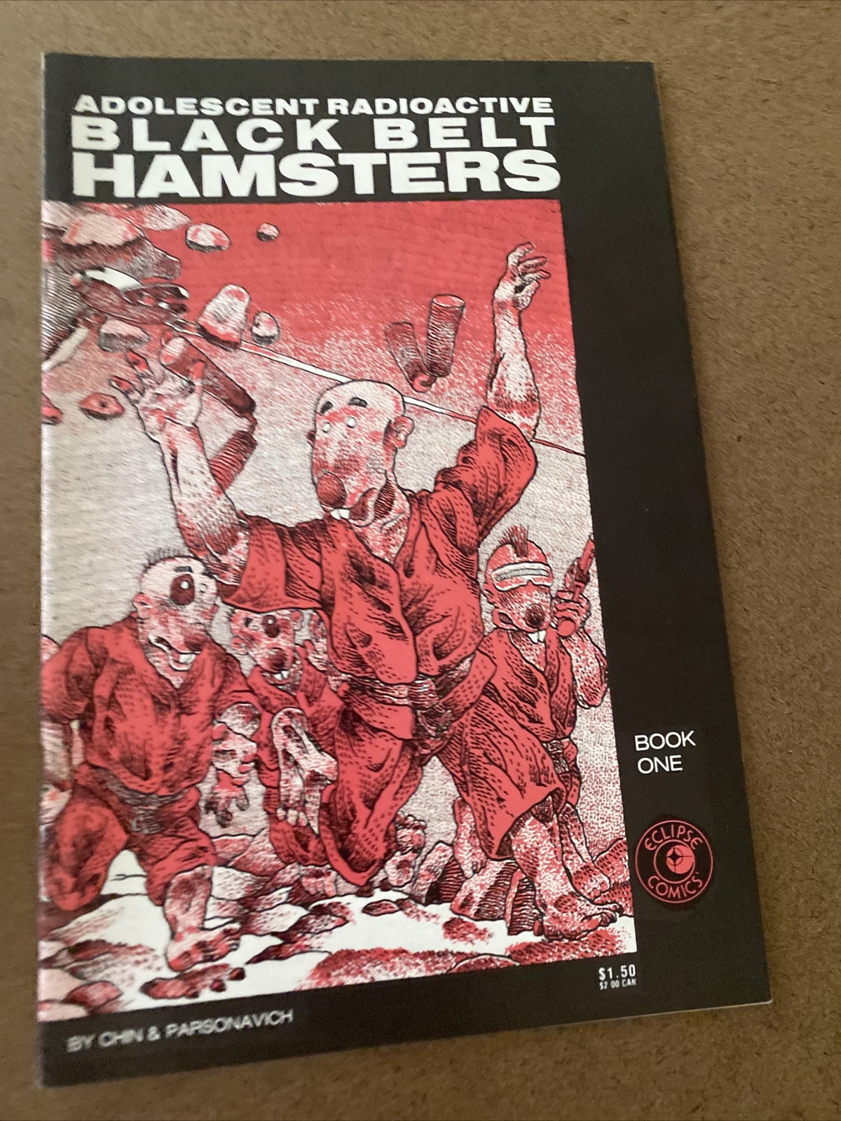 Eclipse Comics Adolescent Radioactive Black Belt Hamsters Book 1