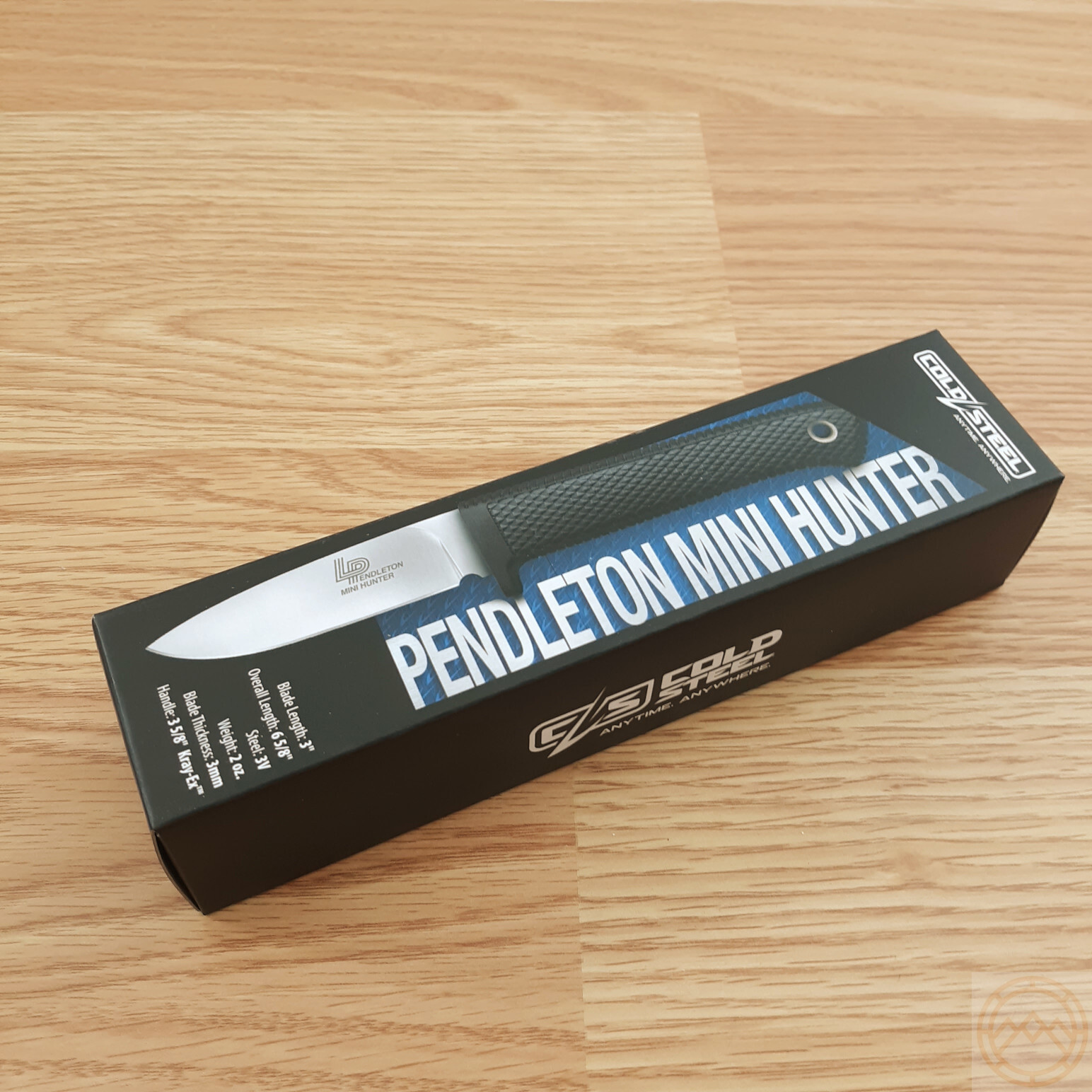 Cold Steel Pendleton Mini Hunter Fixed Knife 3″ CPM-3V Steel Blade Ergonomic