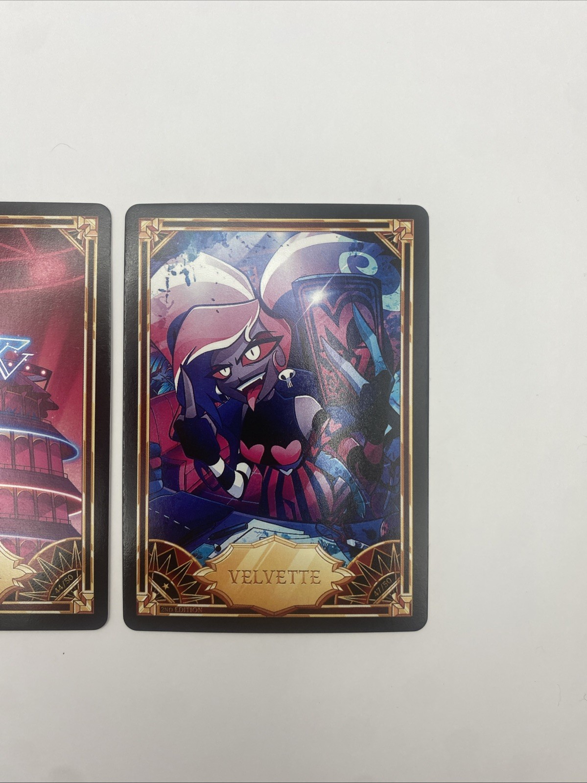 Hazbin Hotel 4 Card Lot 2nd Edition Vees Valentino Velvette V Tower Non Foil