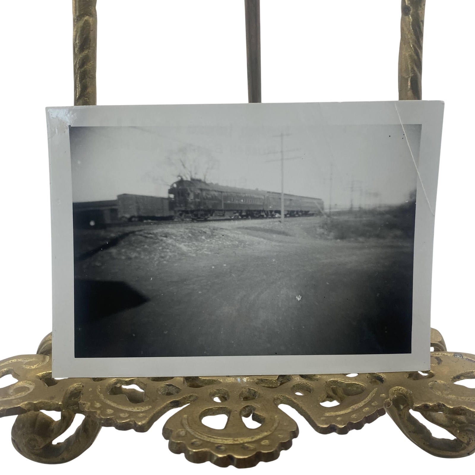 Vintage PA Lackawanna & Reading Passenger Train Photo 3.25×4.5 B&W Original