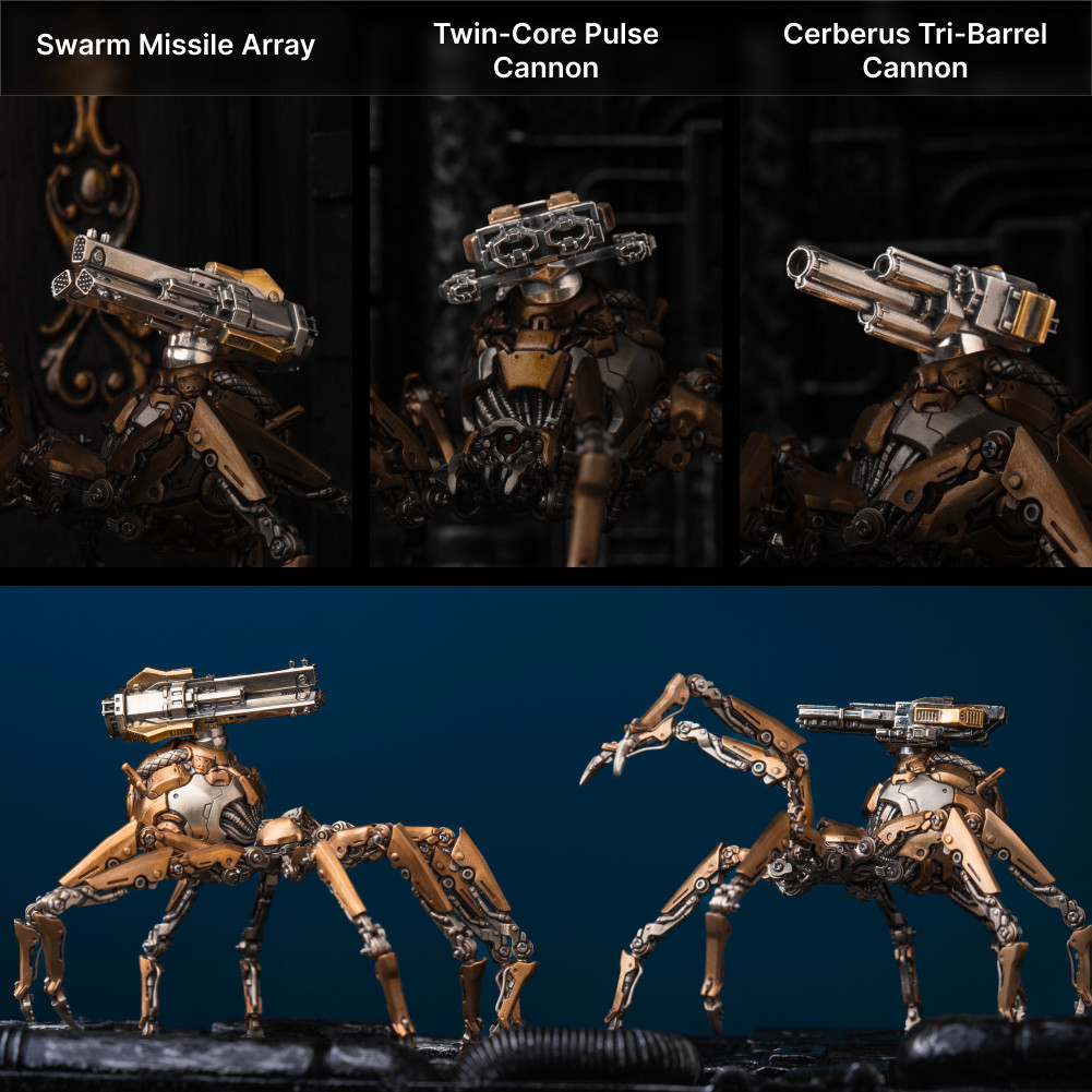 Steampunk Mechanical Widow Spider, Kinetic Sculpture, Christmas Gift