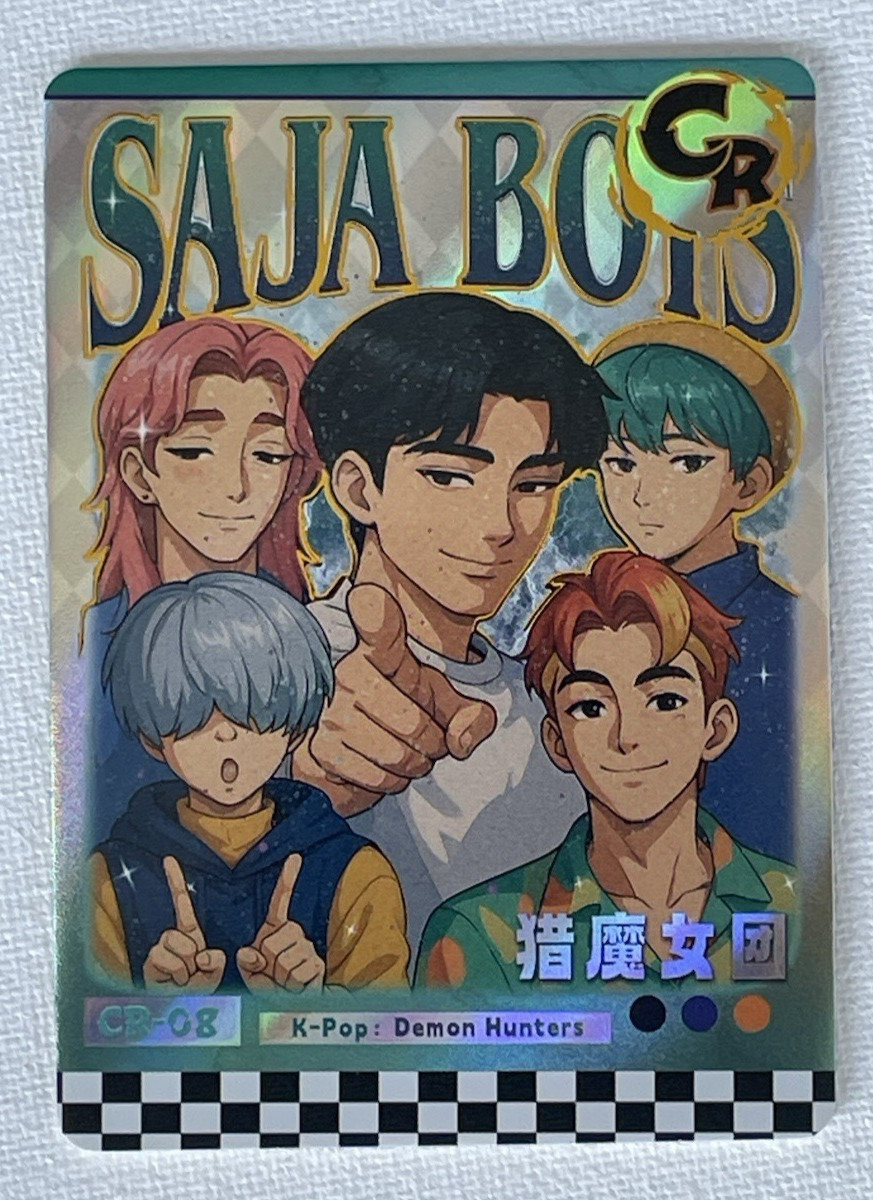 ***NEW NEW KPOP DEMON HUNTER PREMIUM AR EDITION HOLOFOIL SAJA BOYS