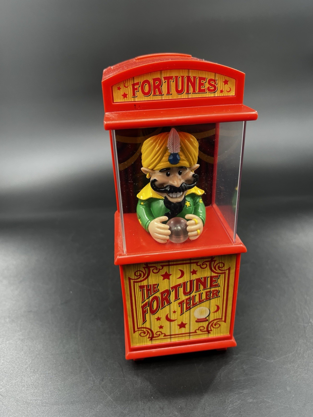 Fortune Teller Bank Genie Carnival Circus Lights Up Talks Animated Tested *Video