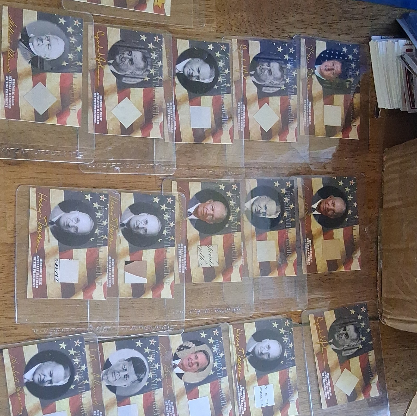 Sportscard Superstore Presidential Archive/A Word From POTUS 21-Card Relic Lot
