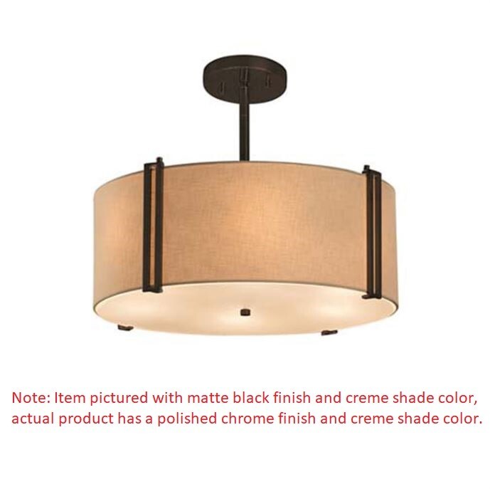Justice Design Group Reveal 1-Light 14-1/2″W Integrated 3000K LED Pendant