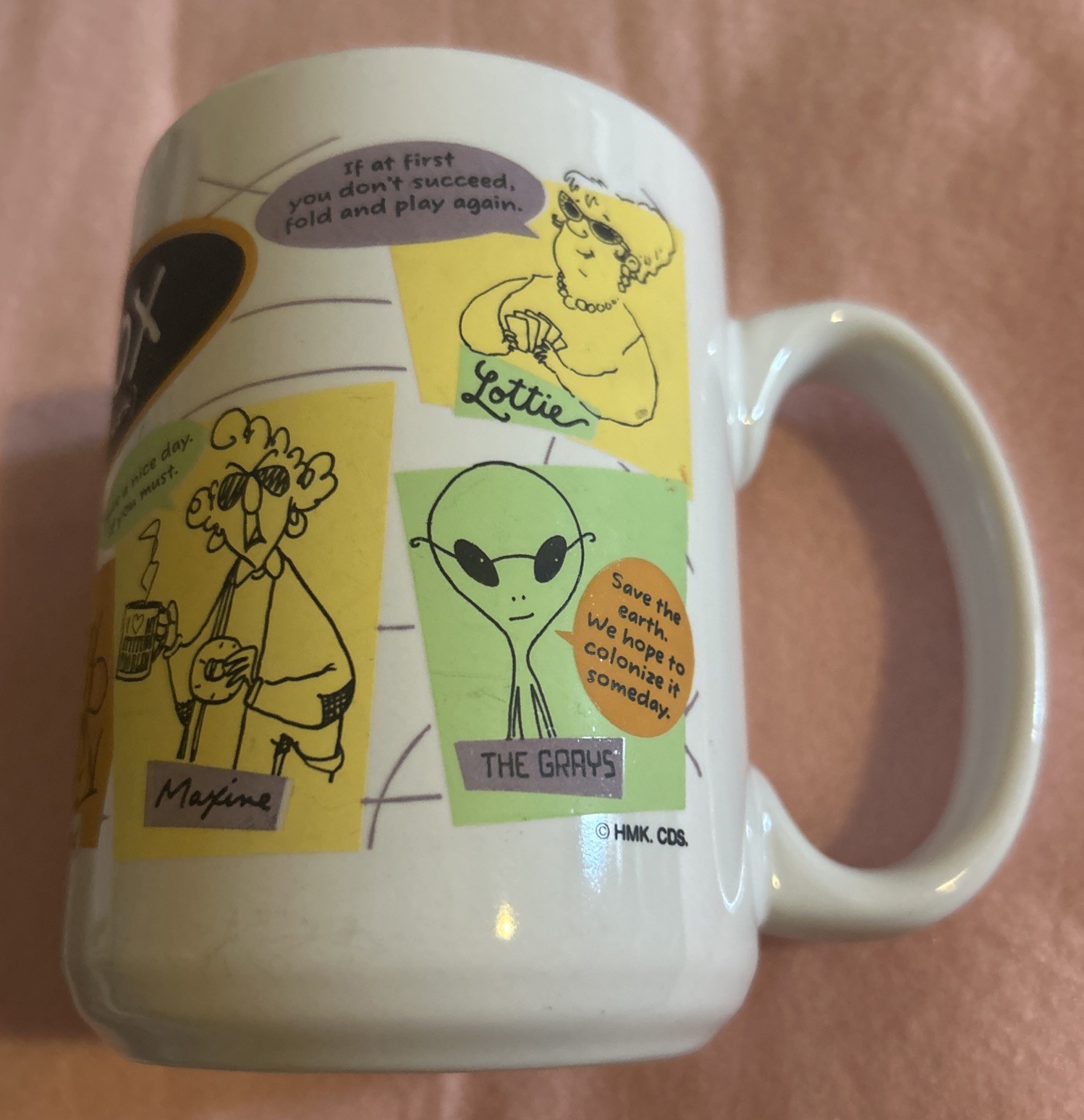 Maxine Hallmark Shoebox Comic Strip Coffee Mug 12 Oz