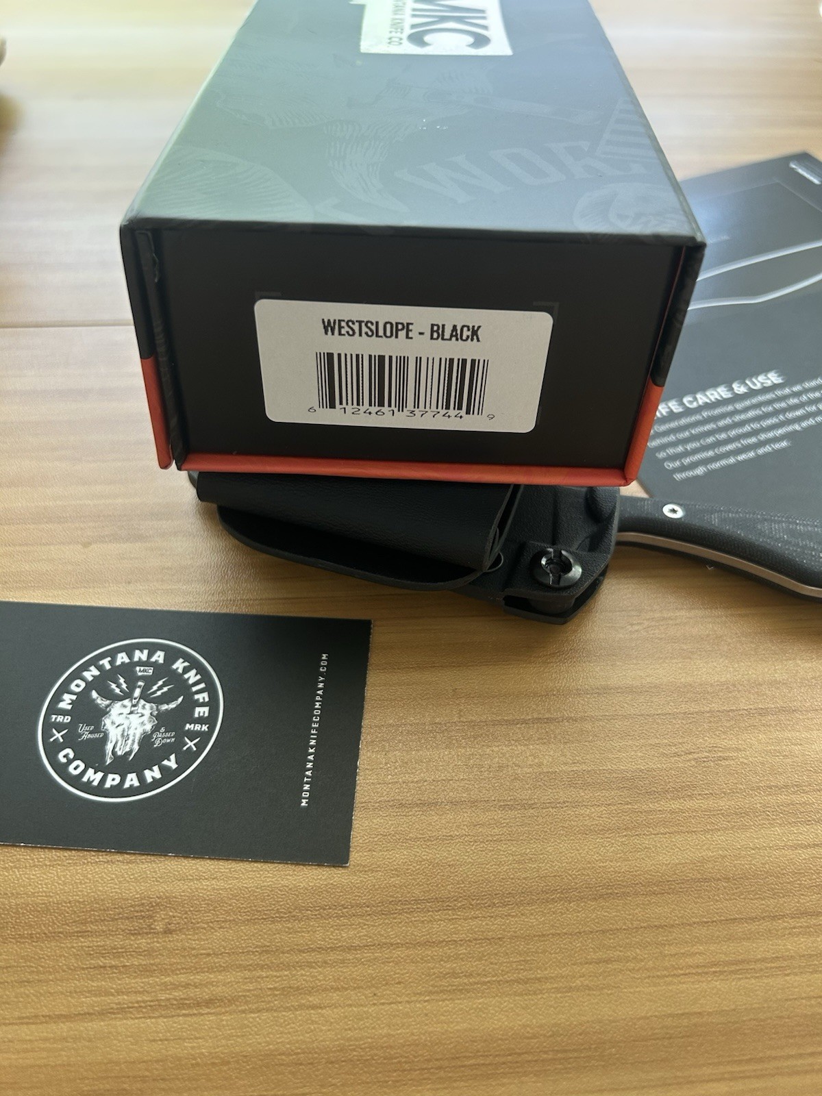 Montana Knife Co. MKC Westslope – Black G10 – Stonewashed MagnaCut