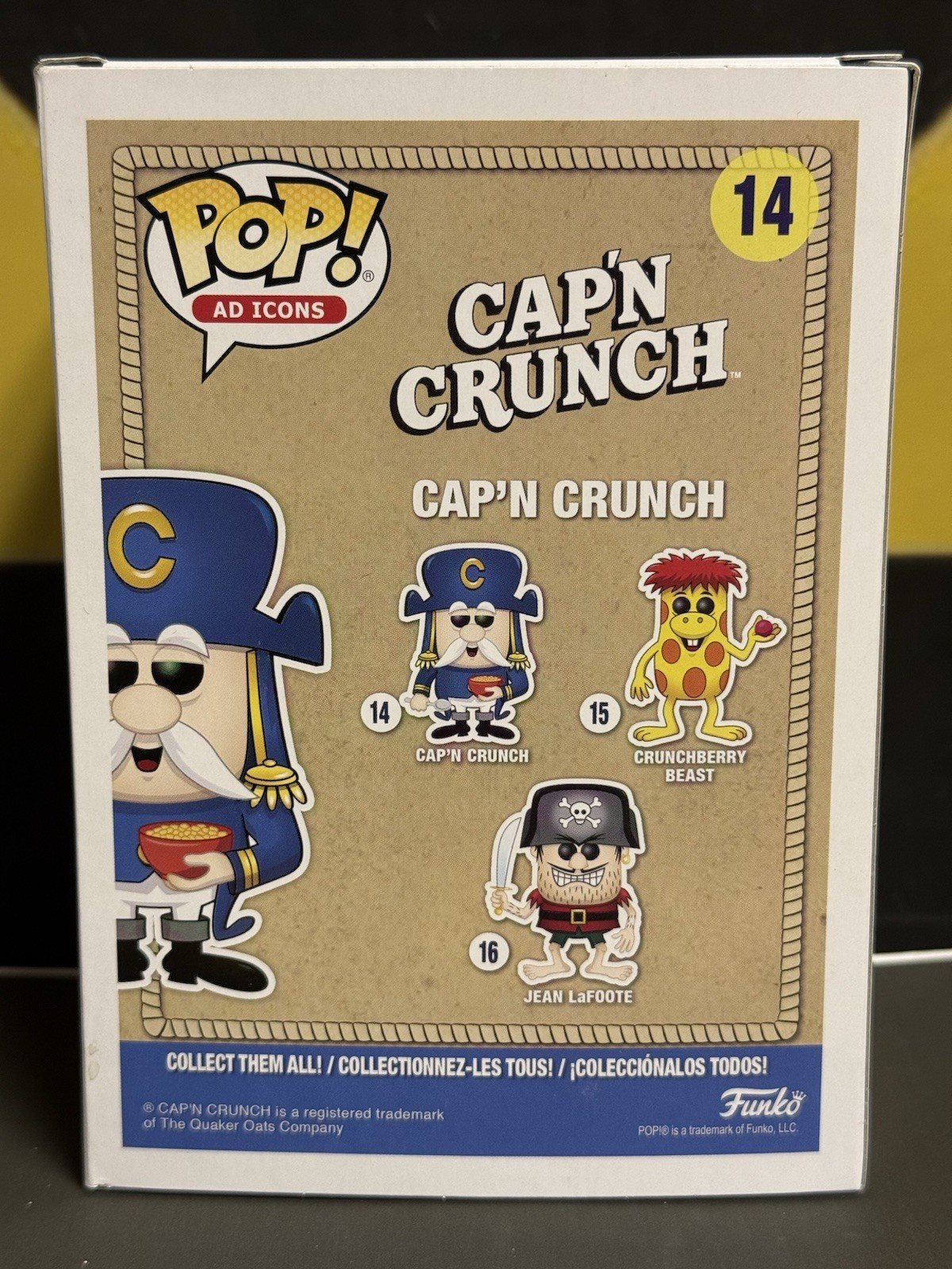 Funko Pop! Ad Icons Cap’N Crunch #14 Target Exclusive Vinyl Figure
