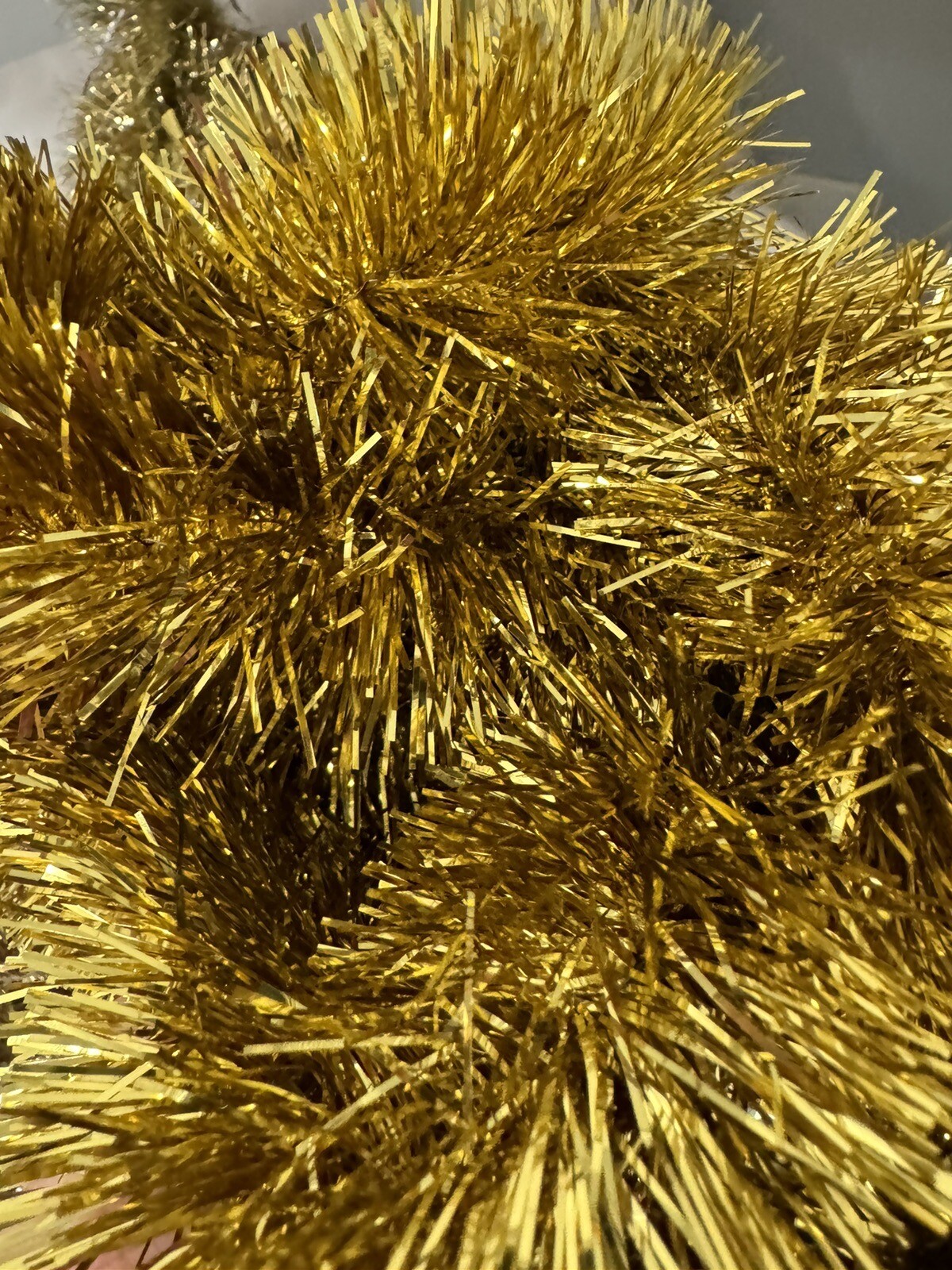 Assorted Antique Feather Christmas Tree String Wired Garland Tinsel Decorations