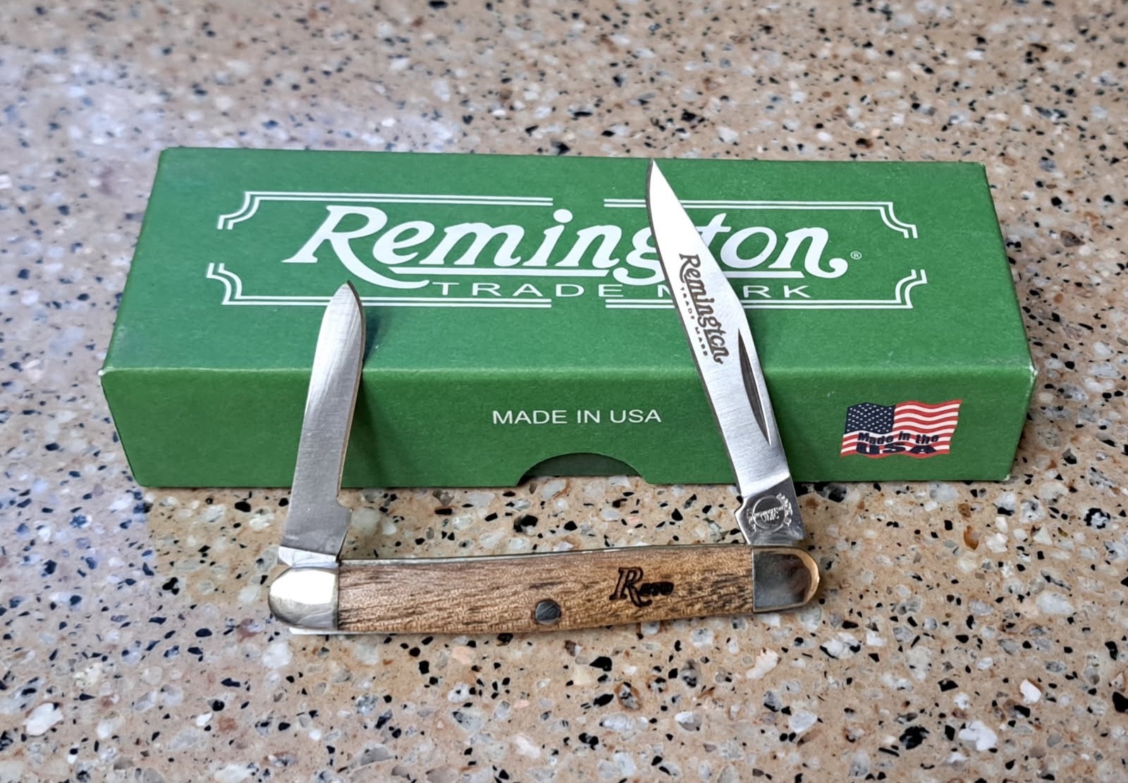 NEW Remington Pen Knife (SEE DESC) Made in USA Model 870 American Walnut Handle