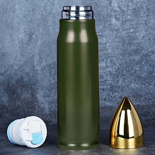 Funslive Gifts for Mens Funny – 17 oz Coffee Bullet Tumbler Cup – Stocking St…