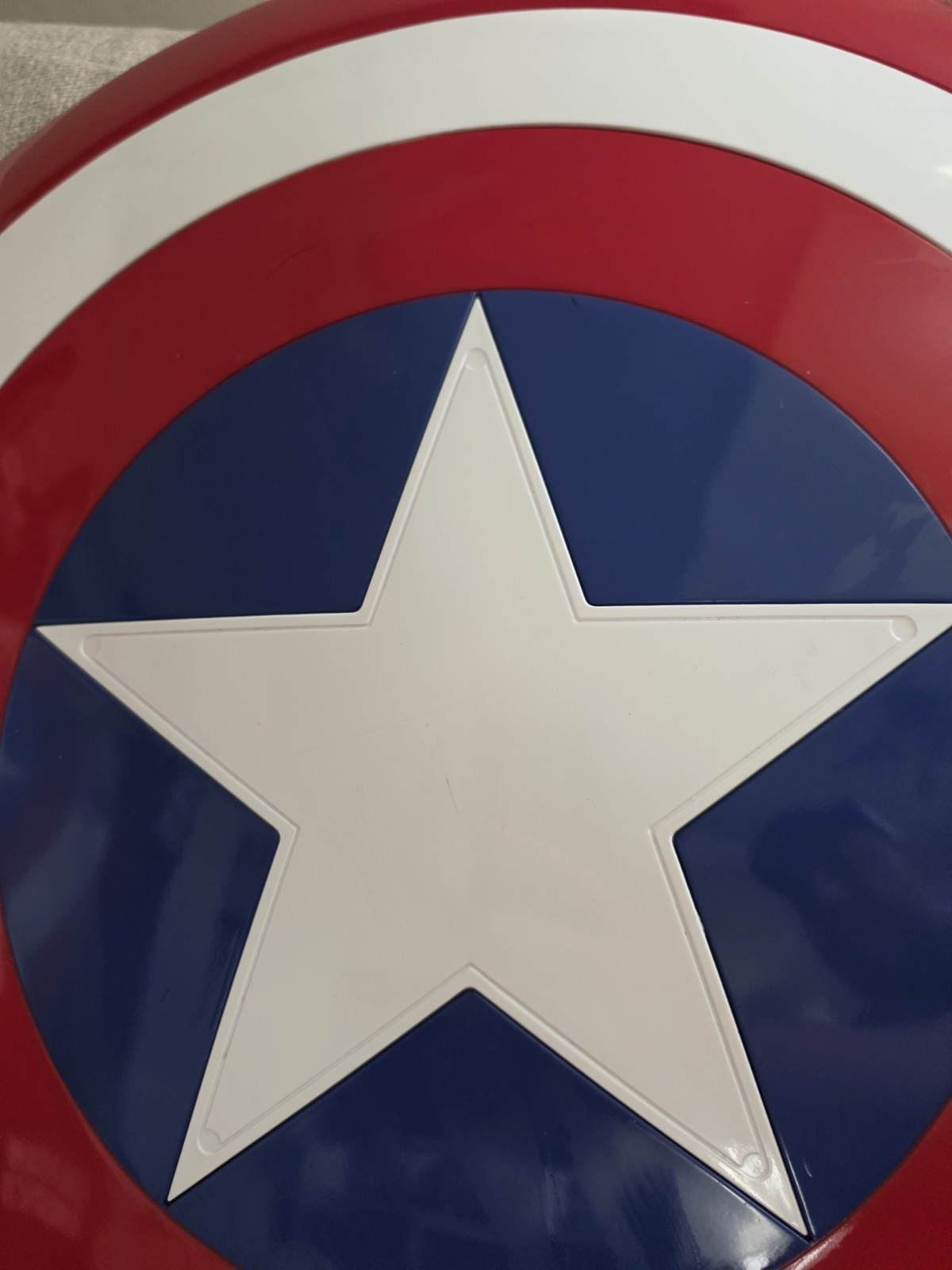 Captain America Prop Replica 24″ Shield E8667 Avengers Marvel Legends Displayed