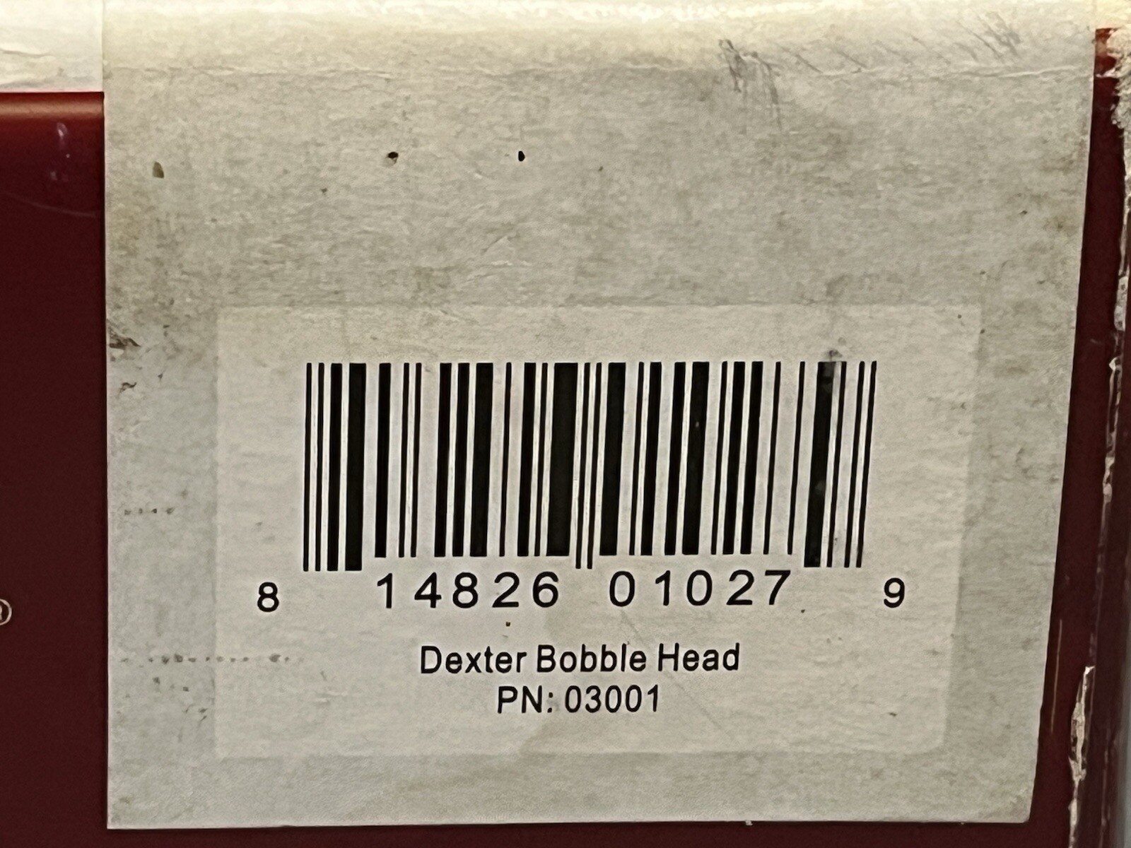 Dexter Morgan Bobble Head With Knife HMV Exclusive Bloody 2010