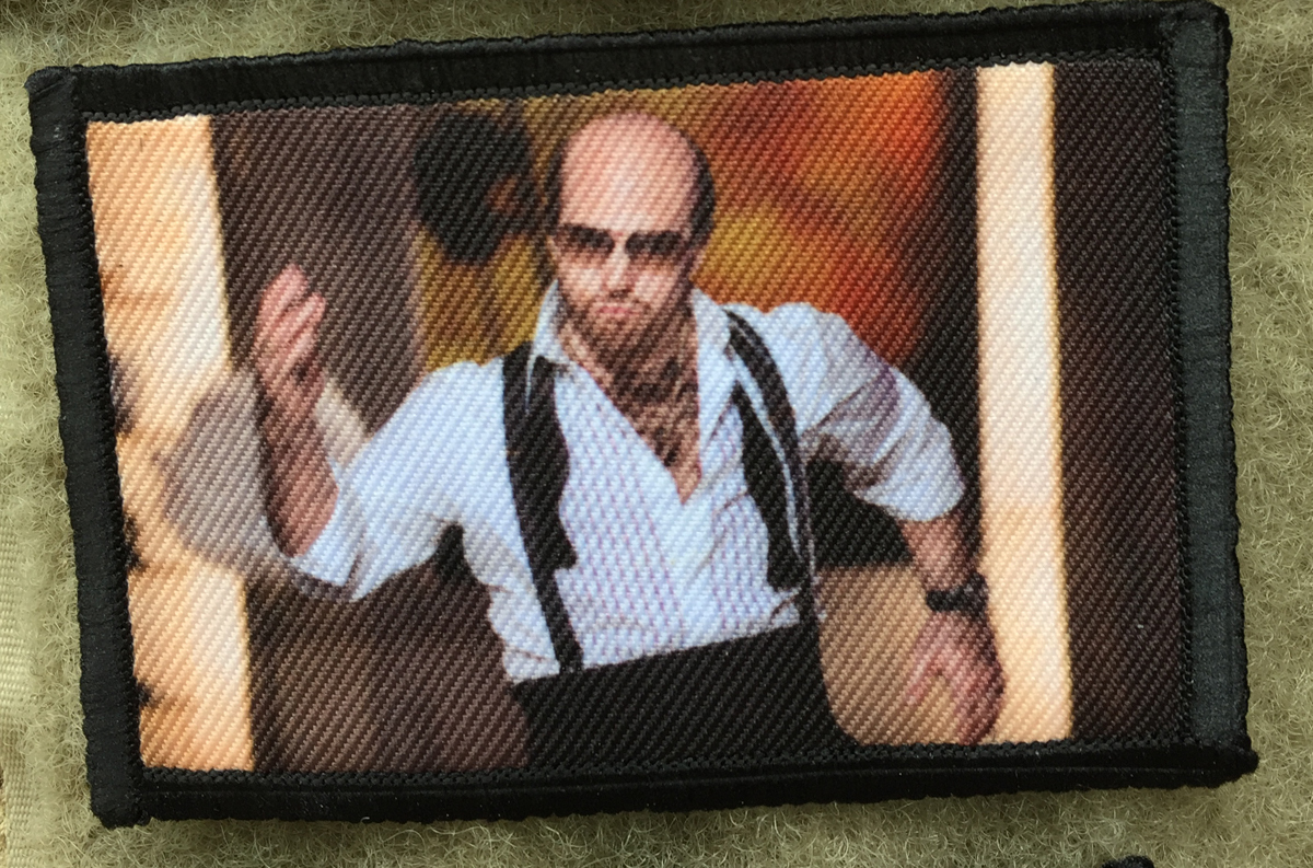 Tropic Thunder Les Grossman Morale Patch Funny Tactical ARMY Hook Military USA