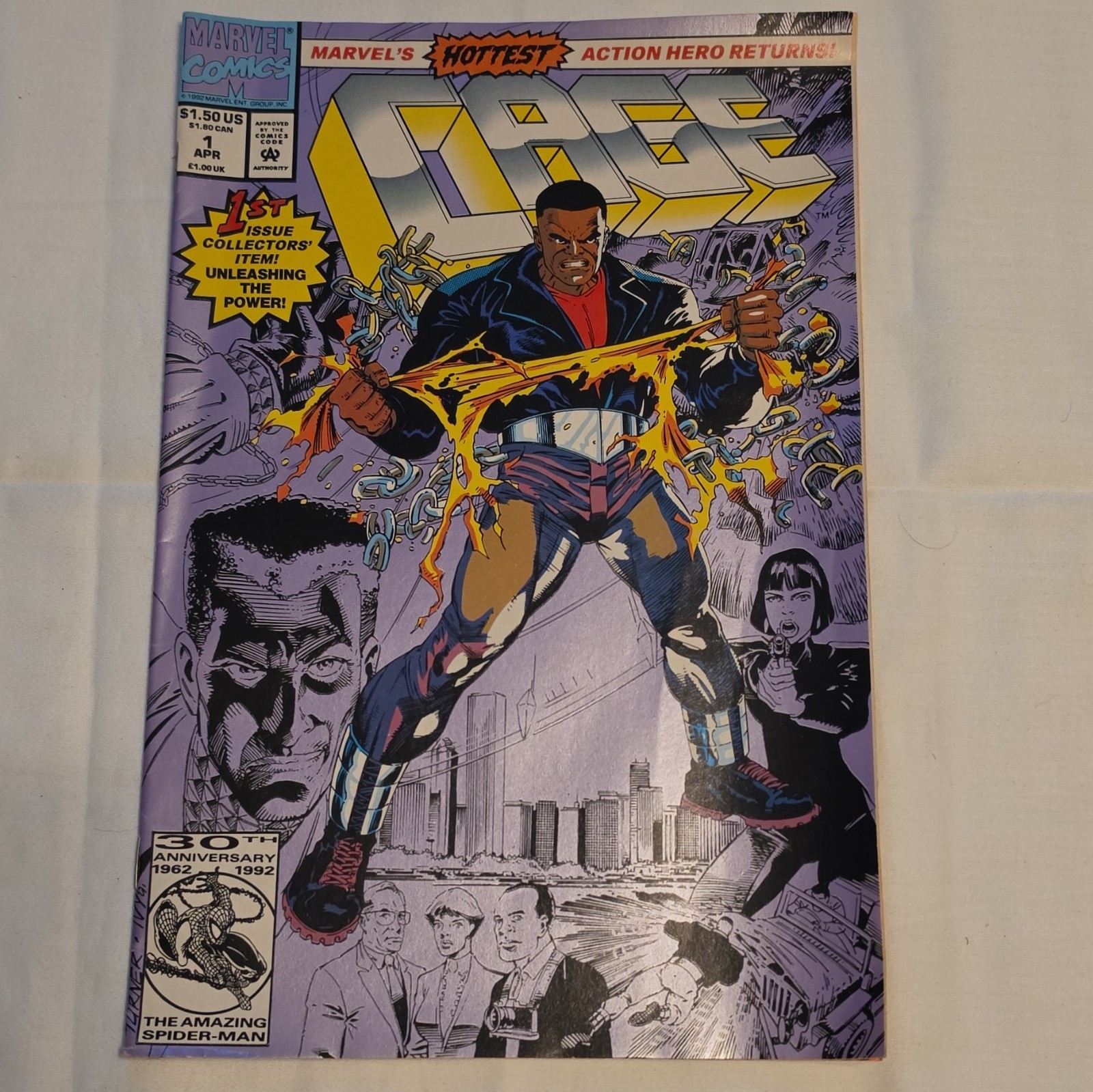 Marvel Cage #1 (1992) Newsstand Edition First Printing Luke Cage, Owsley