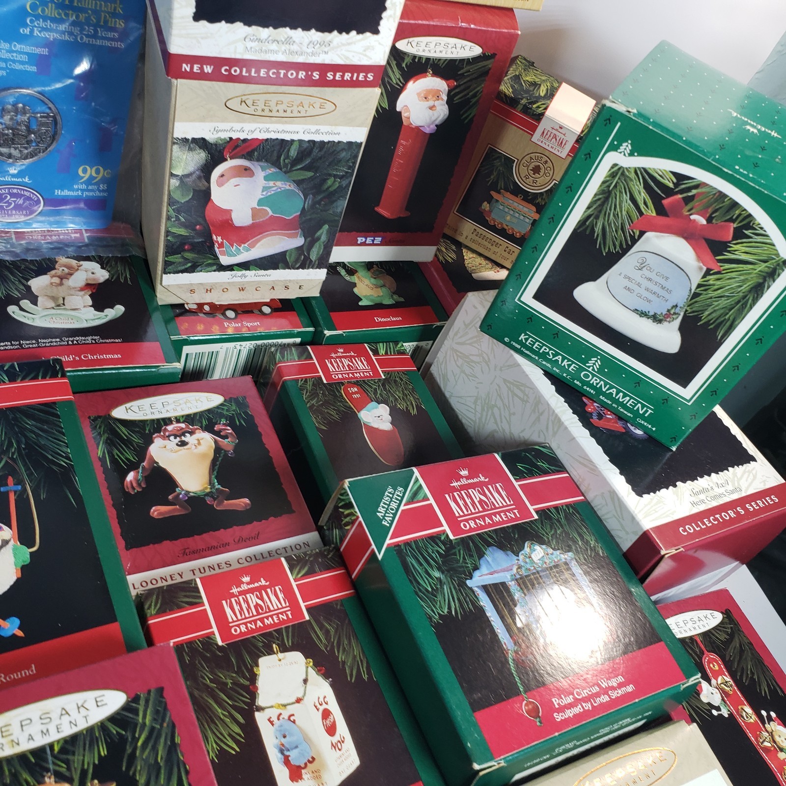Lot of 50+ Vintage Hallmark Keepsake & Other Brand Miniatures. Ornaments Misc.