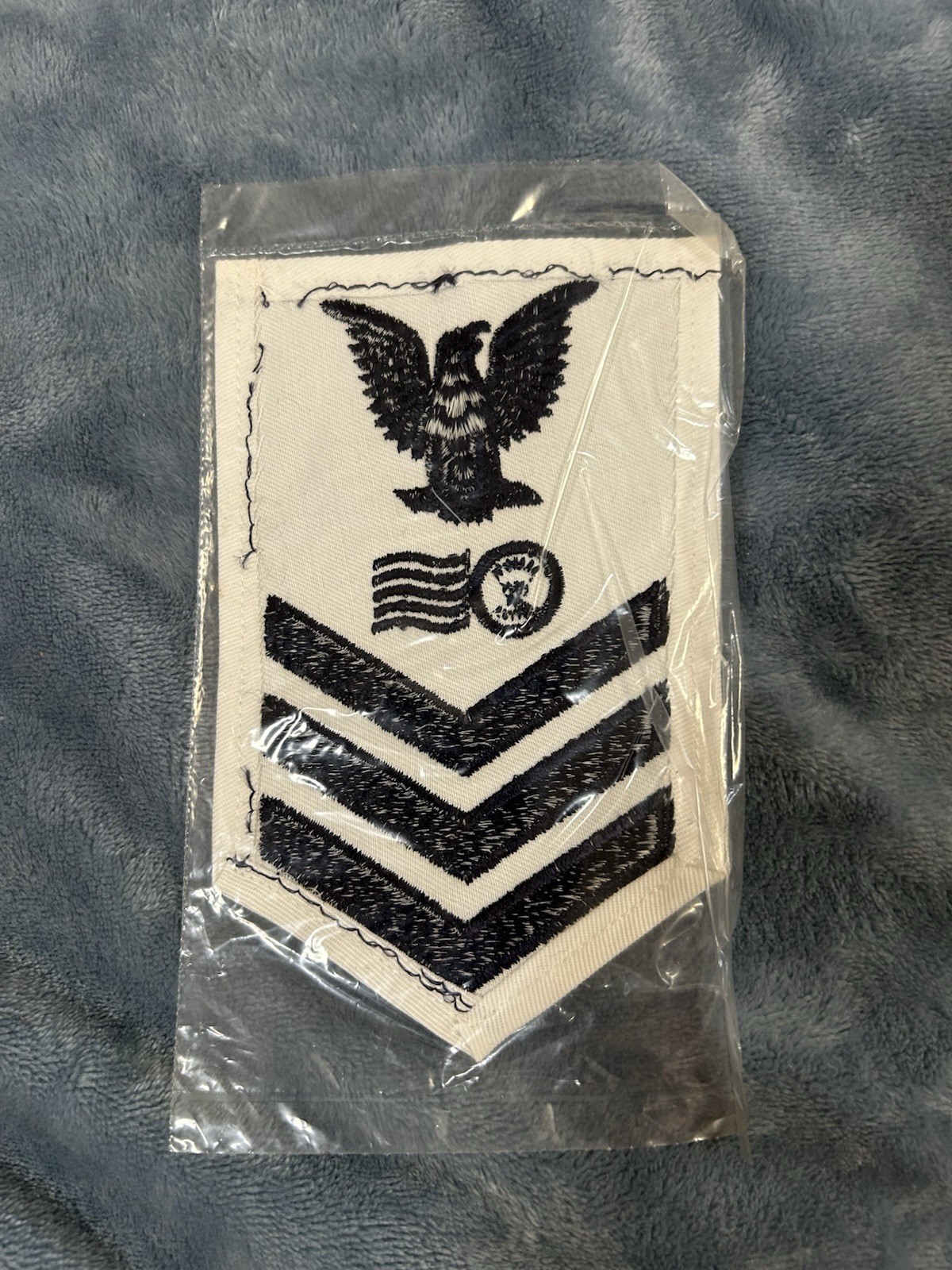 Vintage US NAVY POSTAL CLERK PETTY OFFICER Rate Badge Patch (Military)