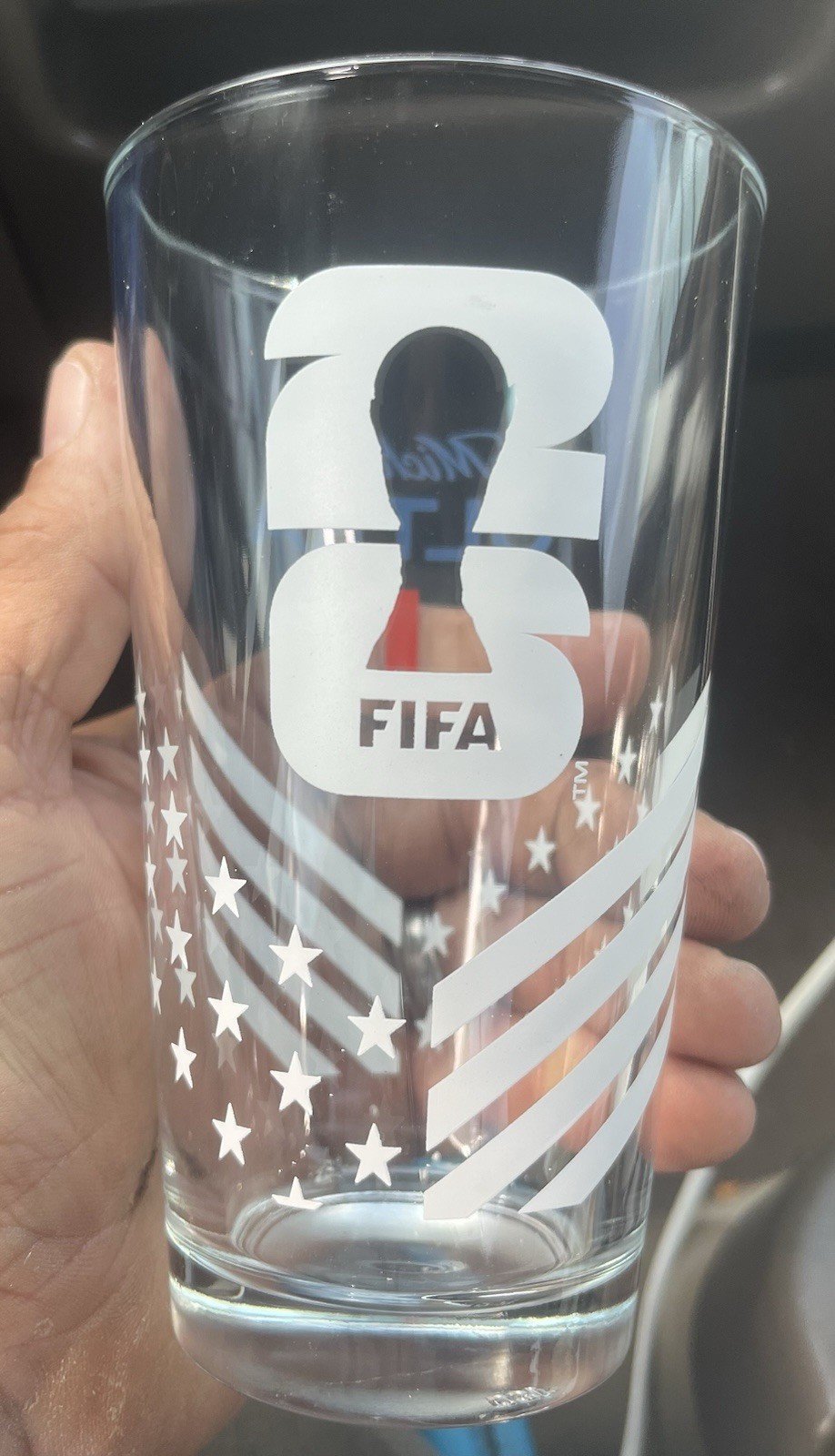 2026 FIFA World Cup Michelob Ultra Lager 16 oz Beer Pint Glass World Cup 26 Logo