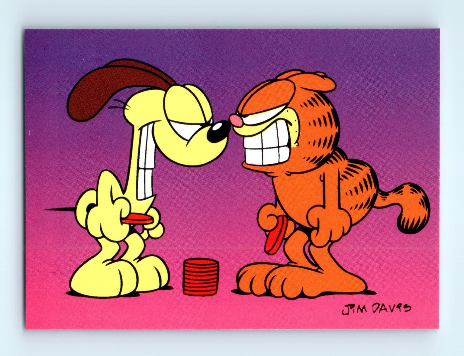 Garfield & Odie 1995 Krome Productions #11 Non-Sport Trading Card