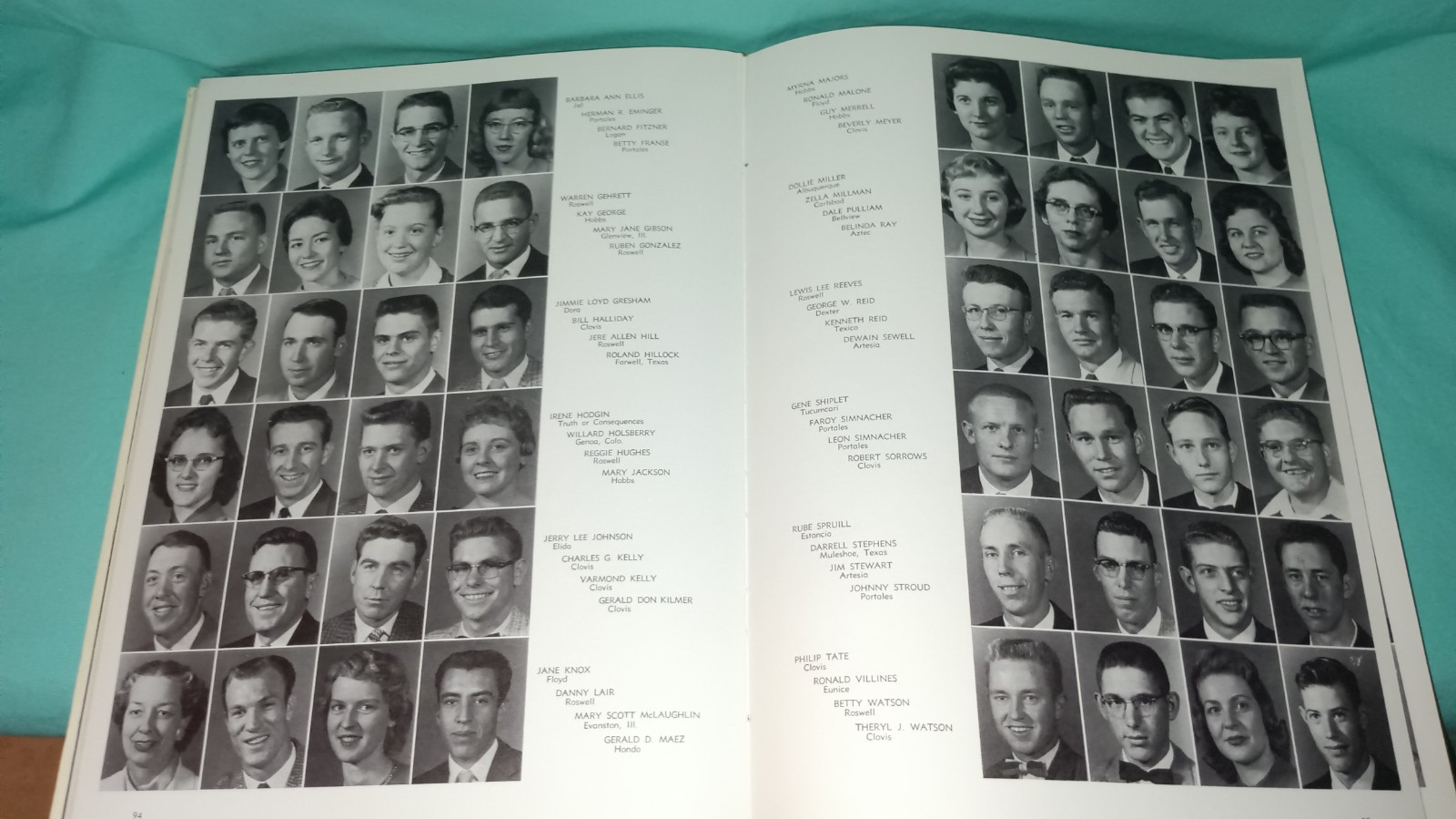 Eastern New Mexico University 1959 Yearbook (Pack), Portales New Mexico