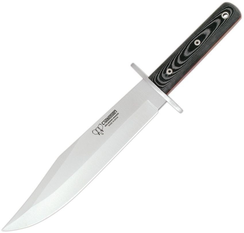 Cudeman Bowie Knife Vanadium Molybdenum Steel Blade Micarta Handle – 106-M