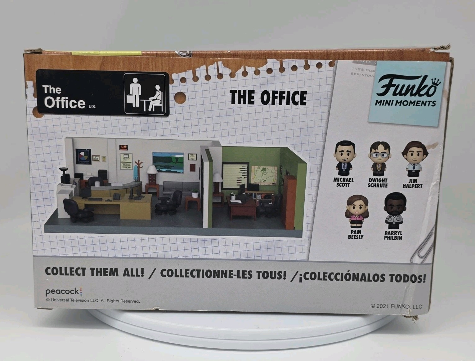 Funko TV Mini Moments The Office MICHAEL SCOTT Vinyl Figure Set BOX DAMAGED
