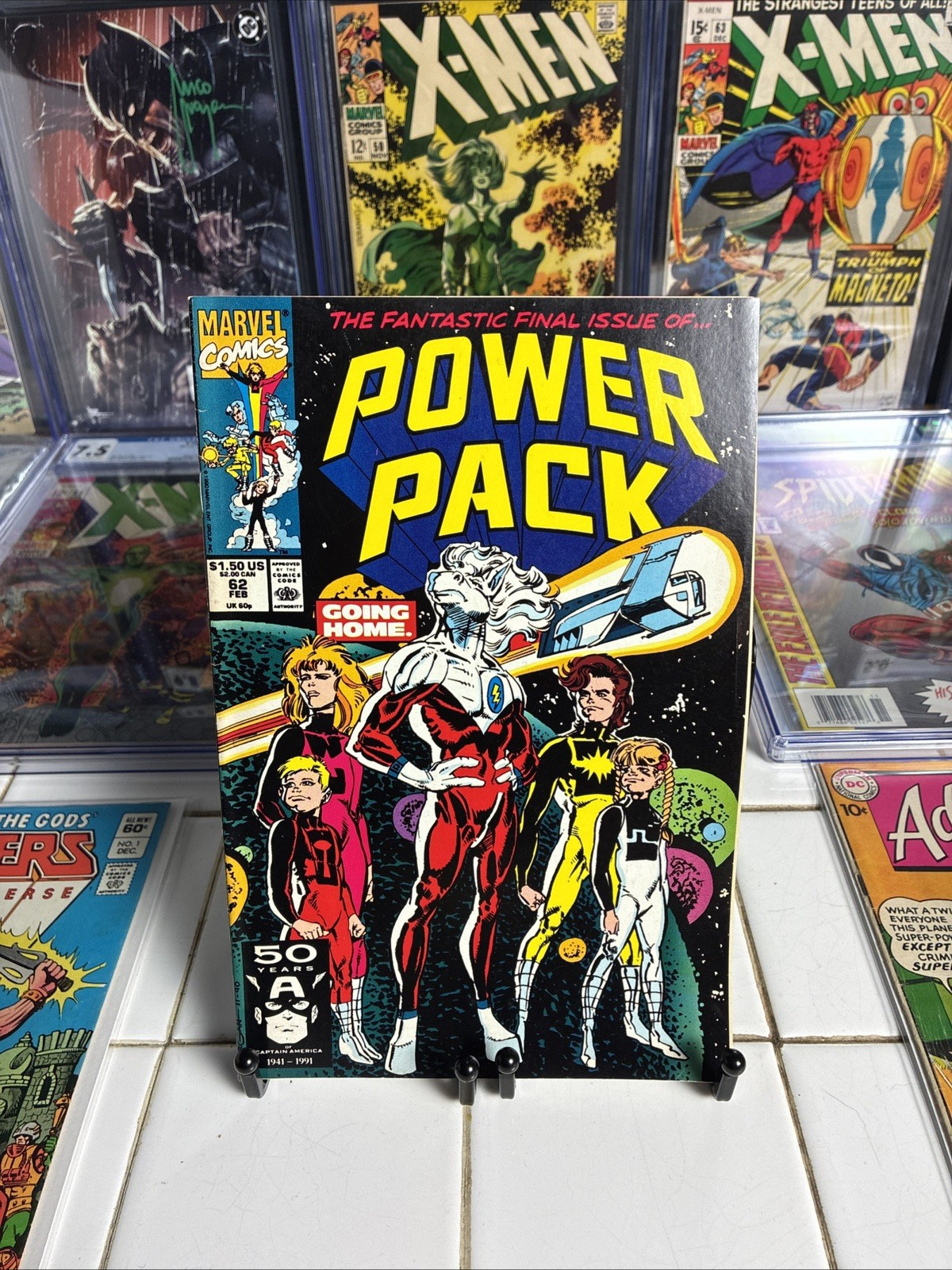 Marvel Comics: Power Pack #47 48 49 50 51 53 57 62 , July 1989