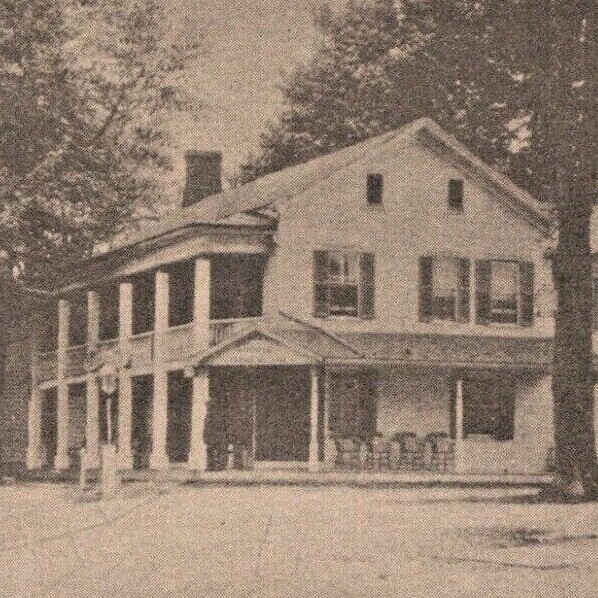 Vintage 1900s Dorrance House Wurtsboro Sullivan County New York Postcard