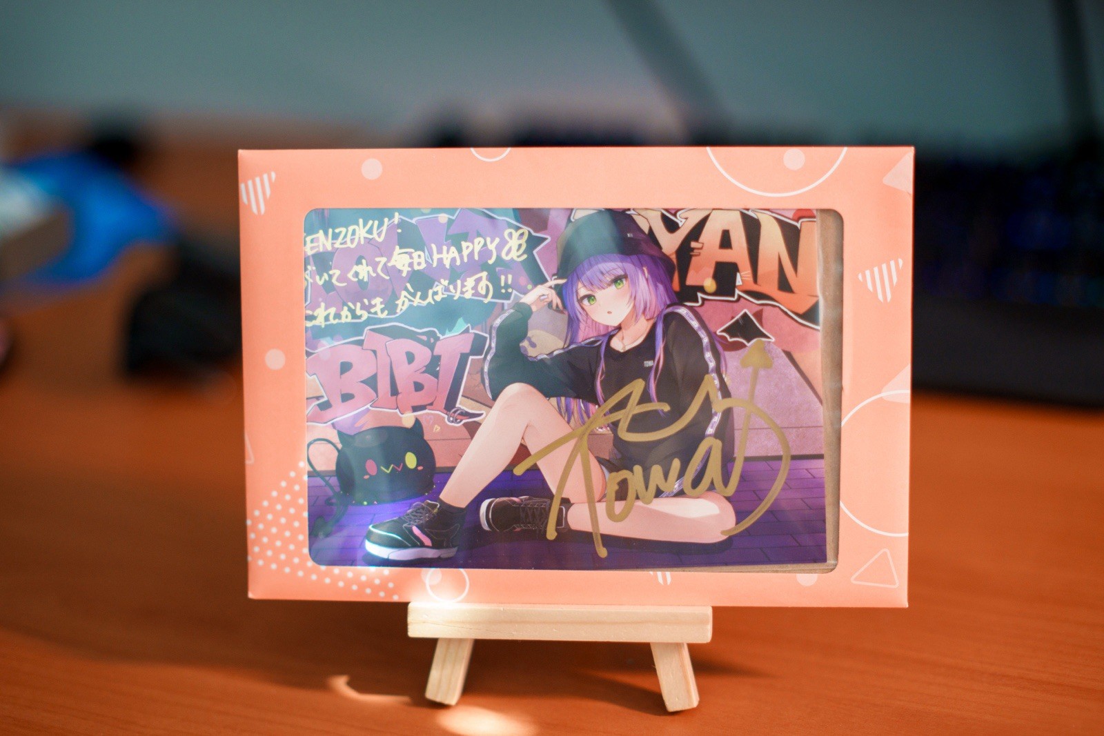 Hololive Towa 2022 Birthday Hand Signed Postcard