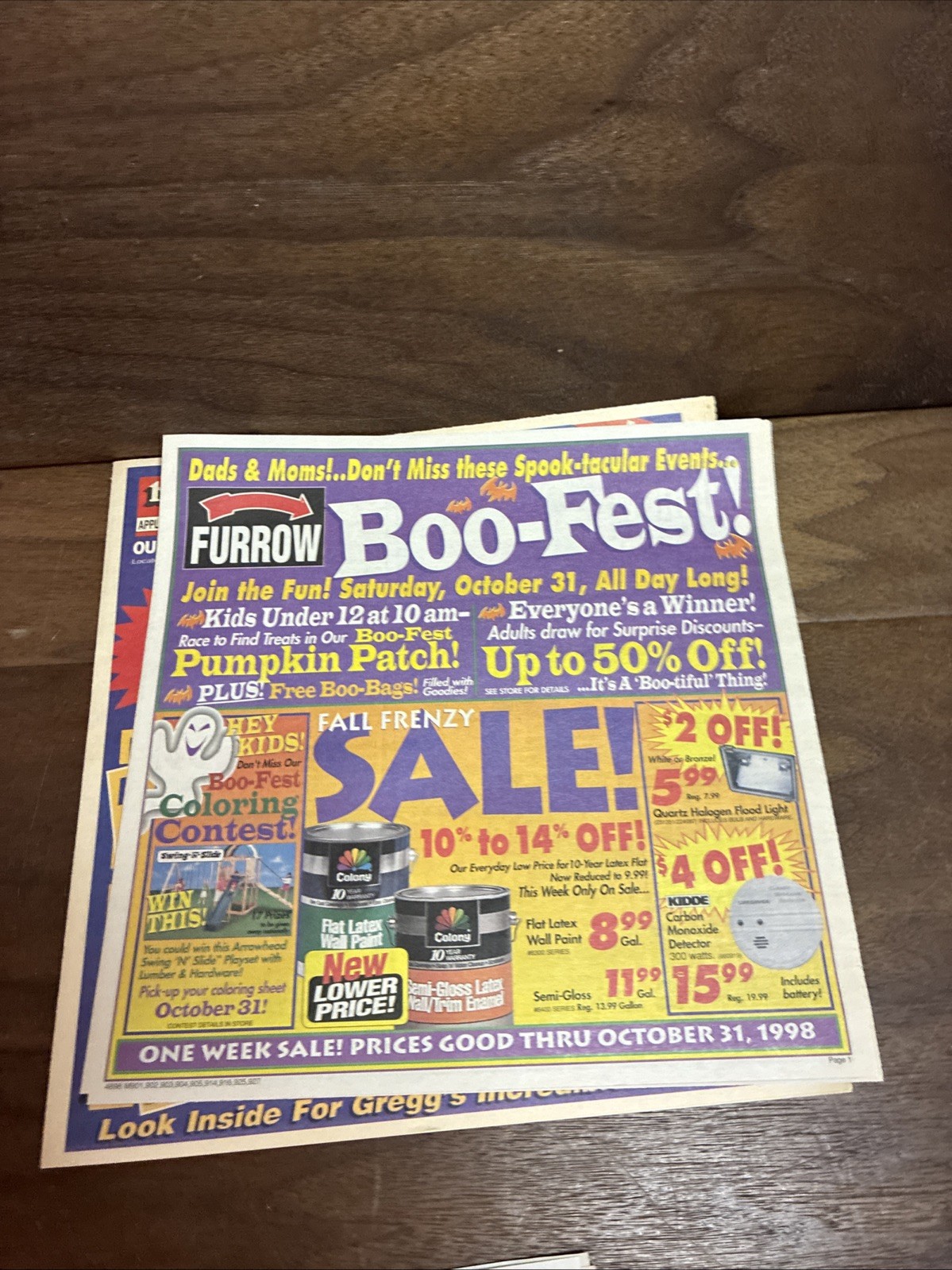 Vintage Lot Store Sale Ads October 1998 Newspaper Coupons Inserts Flyer Catalog