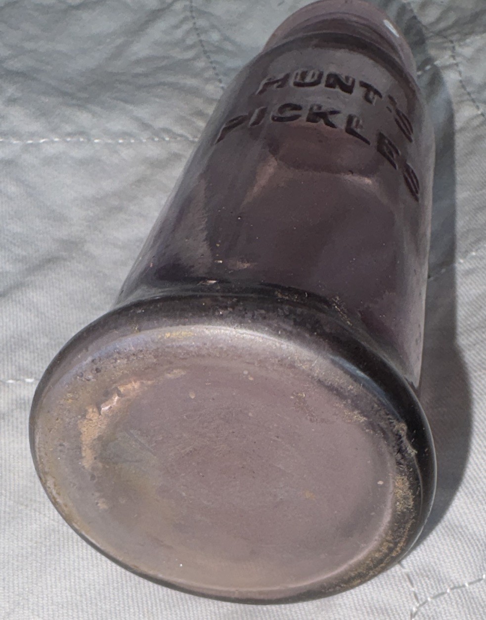 Hunt’s Pickles, Glass-Bottle is a natural Purple amethyst in color.